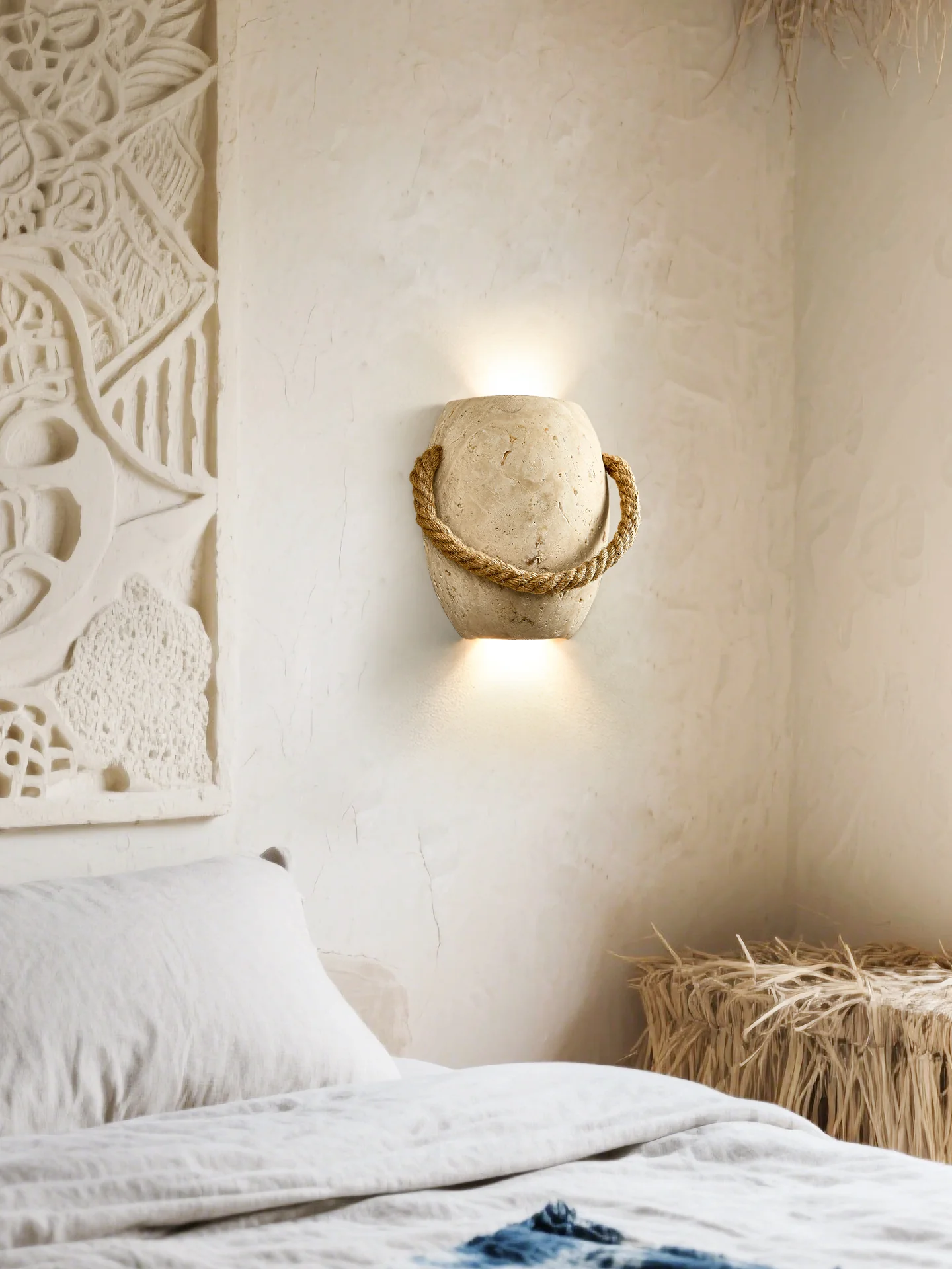 Coastal Rope Stone Wall Sconce - Image 17