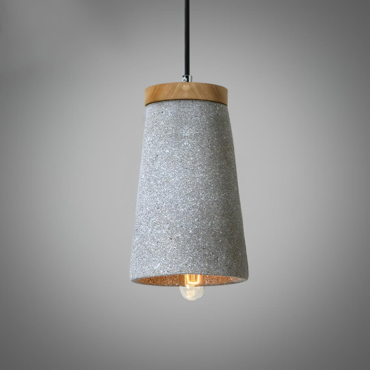Coburg Wood Cement Pendant Light - Image 7
