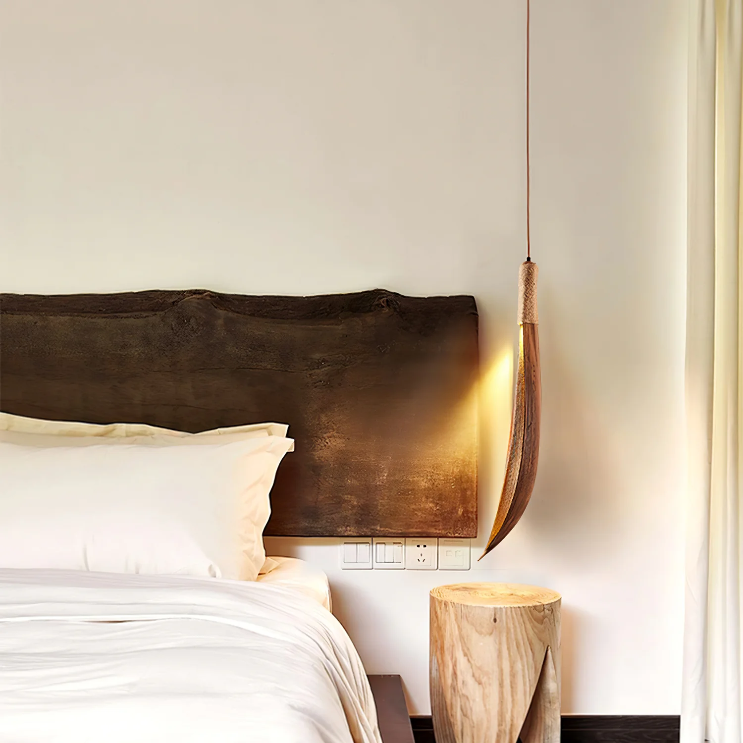 Cocoa Leaf Pendant Lamp - Image 10
