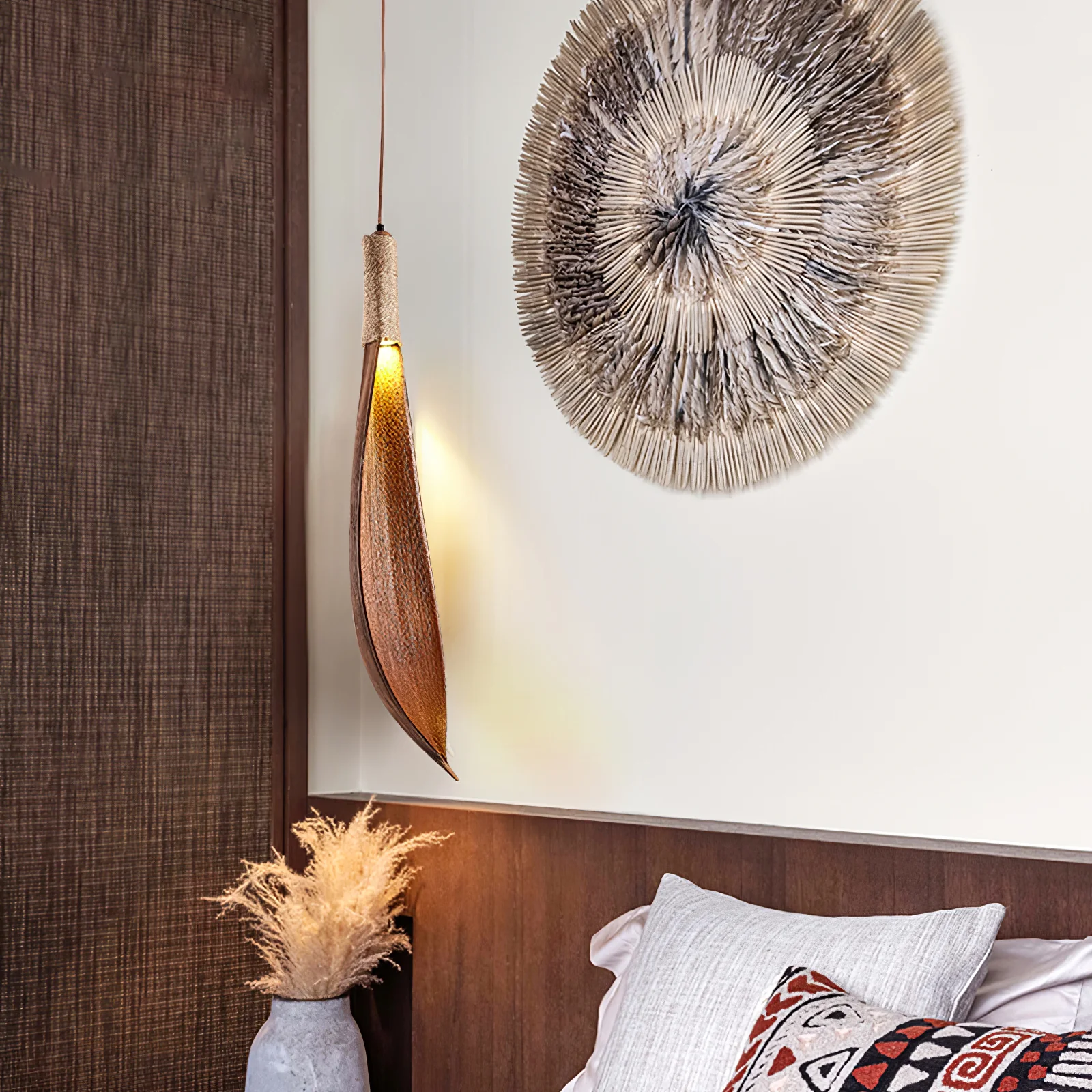 Cocoa Leaf Pendant Lamp - Image 12