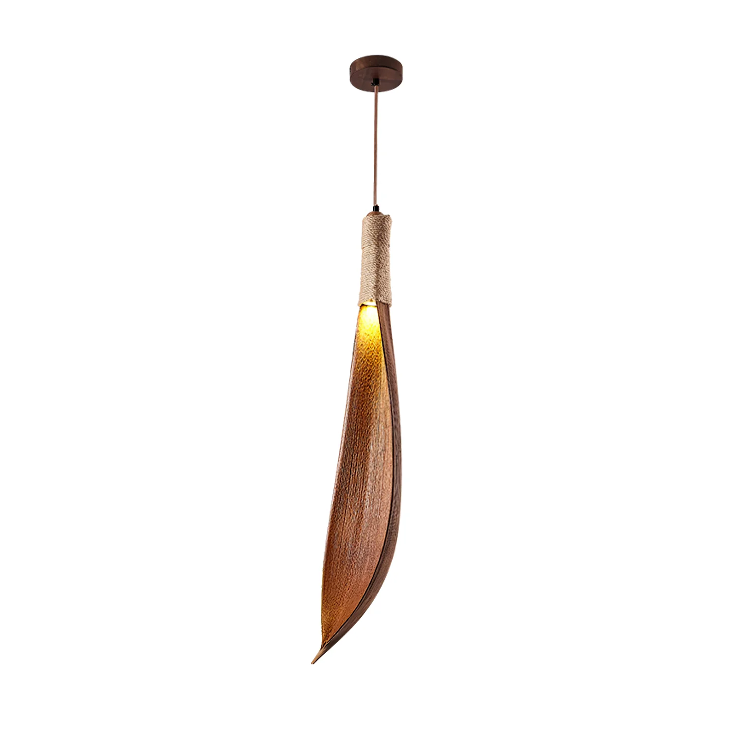 Cocoa Leaf Pendant Lamp - Image 16