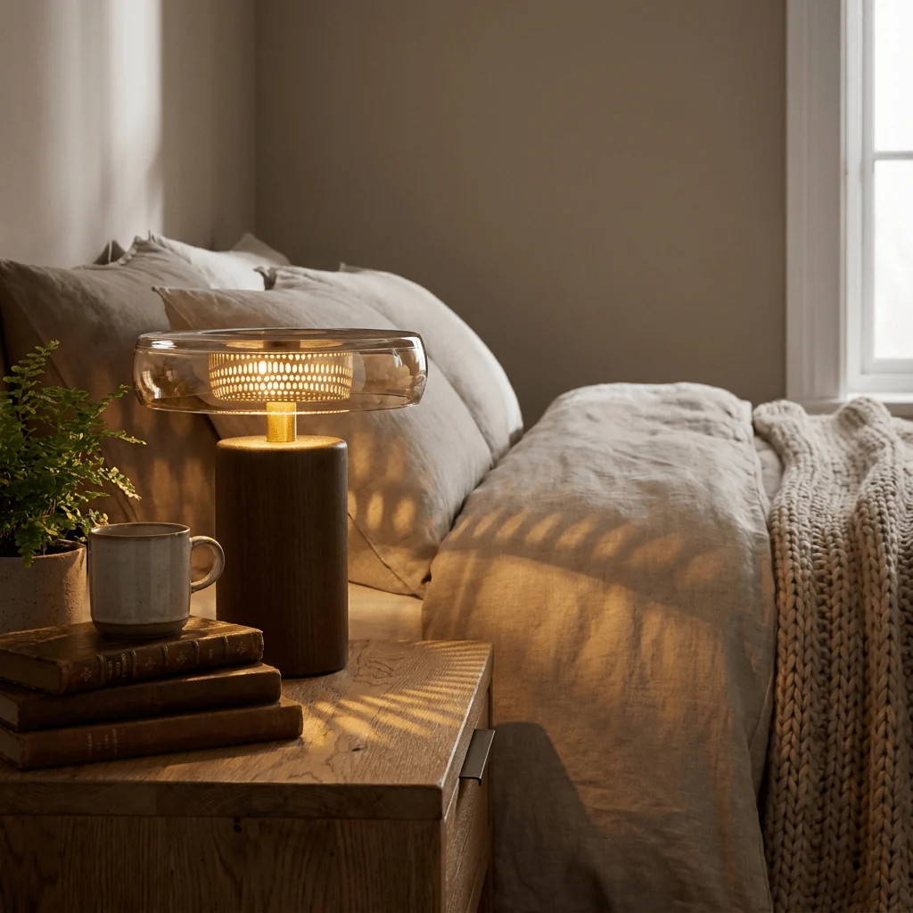 Cognac Disc Table Lamp - Image 4