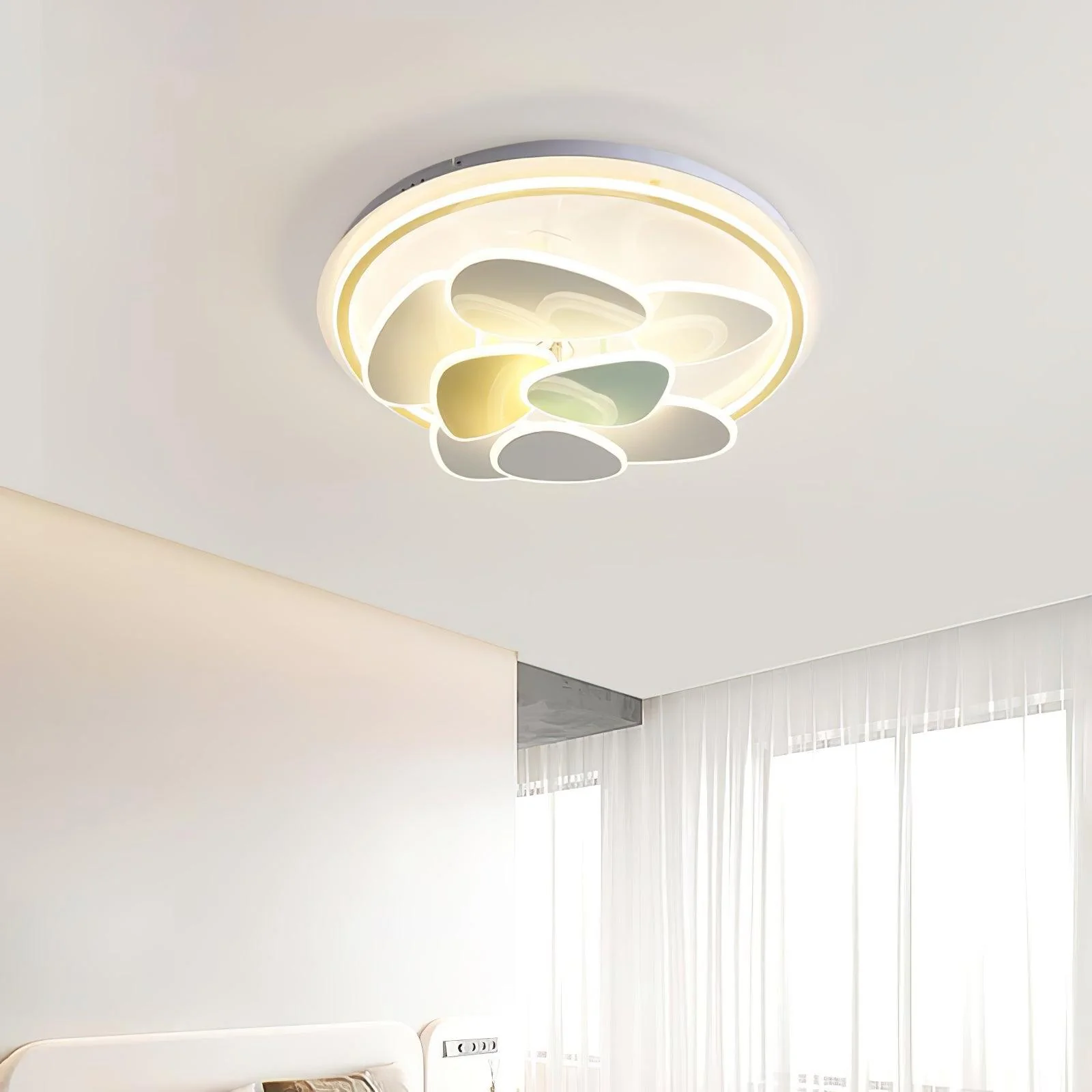 Colorful Cloud Round Ceiling Lamp - Image 2