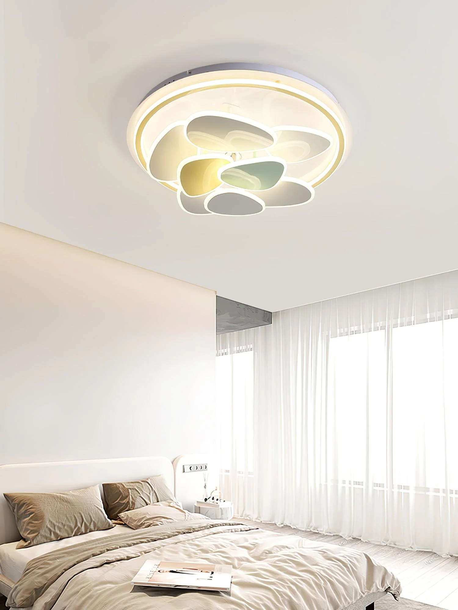 Colorful Cloud Round Ceiling Lamp - Image 32