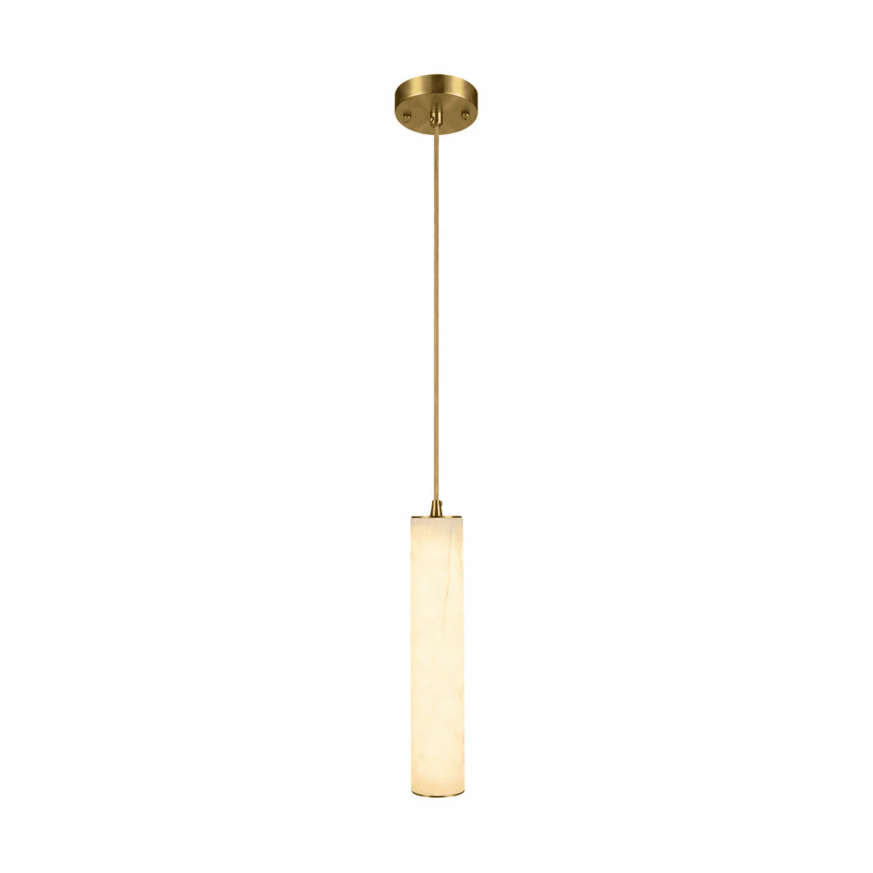 Column Alabaster Staircase Chandelier - Image 4