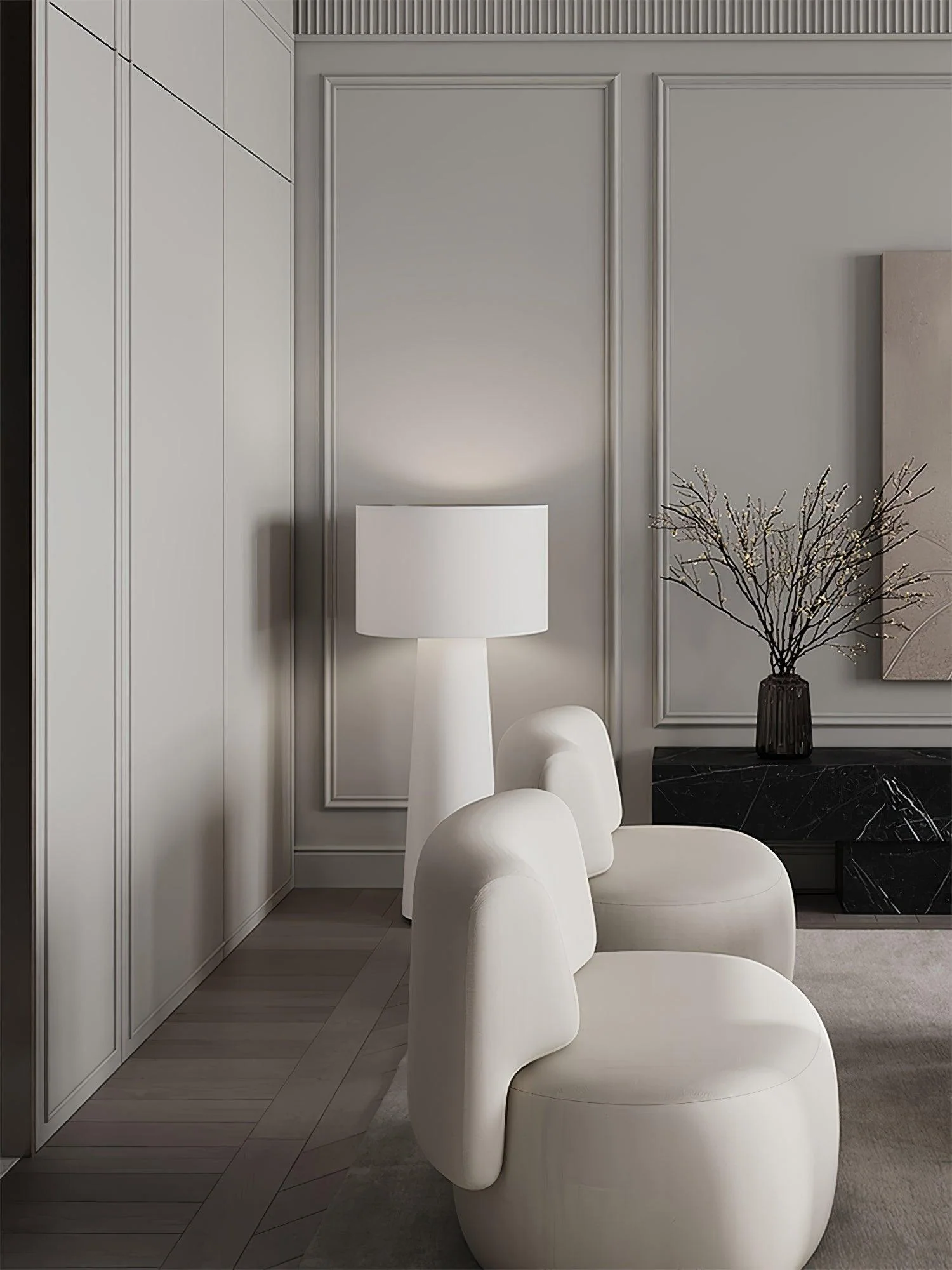 Column Fabric Floor Lamp - Image 16