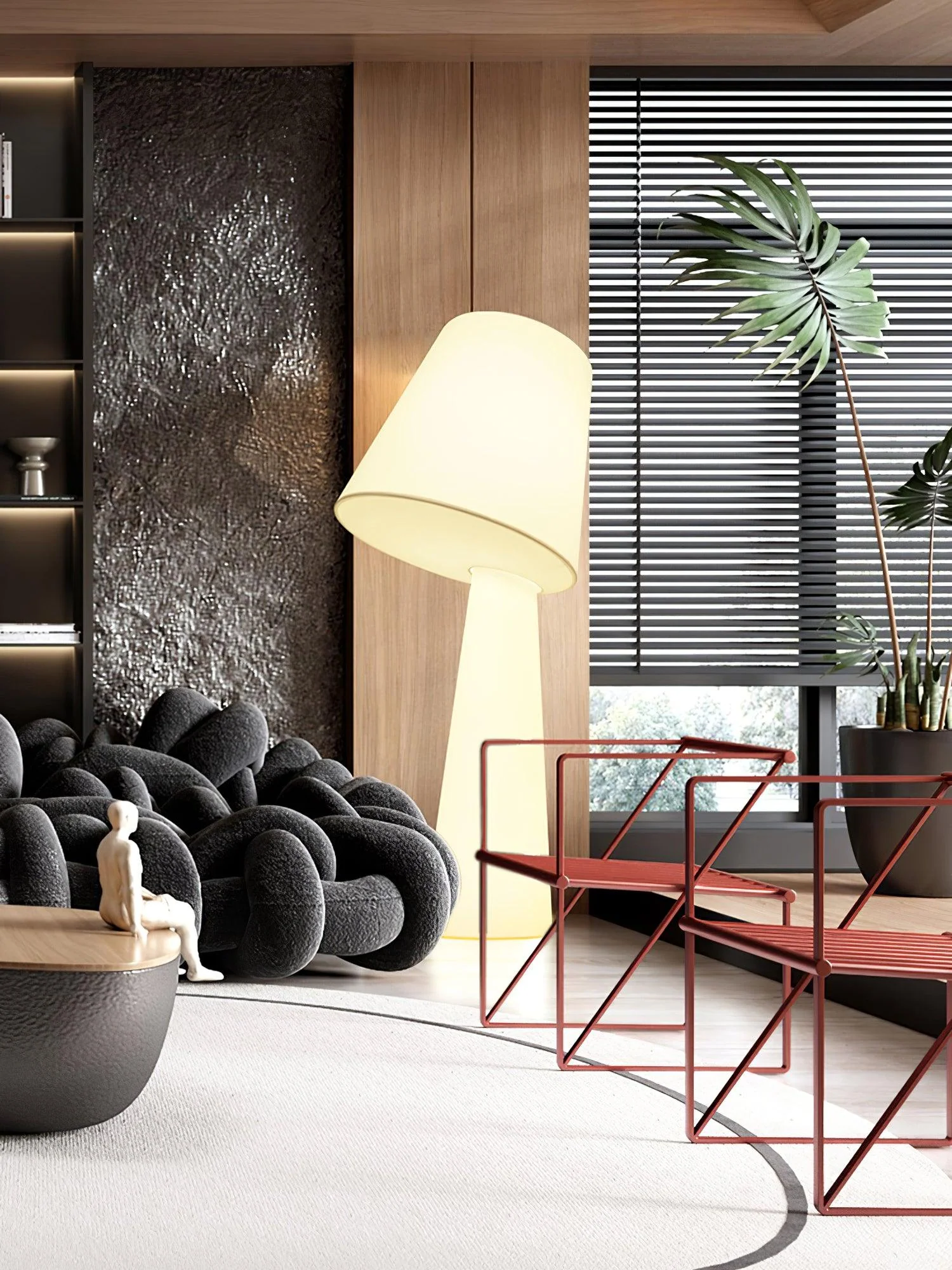 Column Fabric Floor Lamp - Image 32