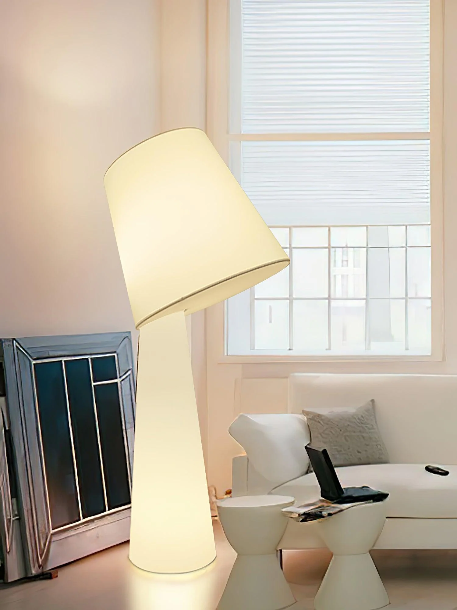 Column Fabric Floor Lamp - Image 4