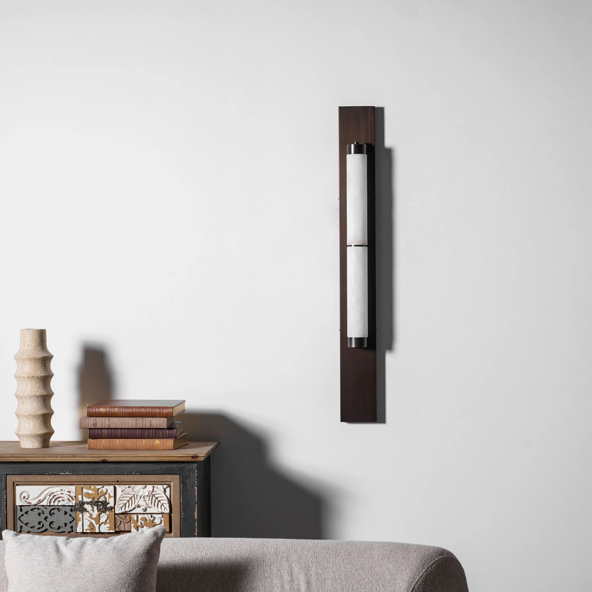 Columnar Alabaster Sconce - Image 13