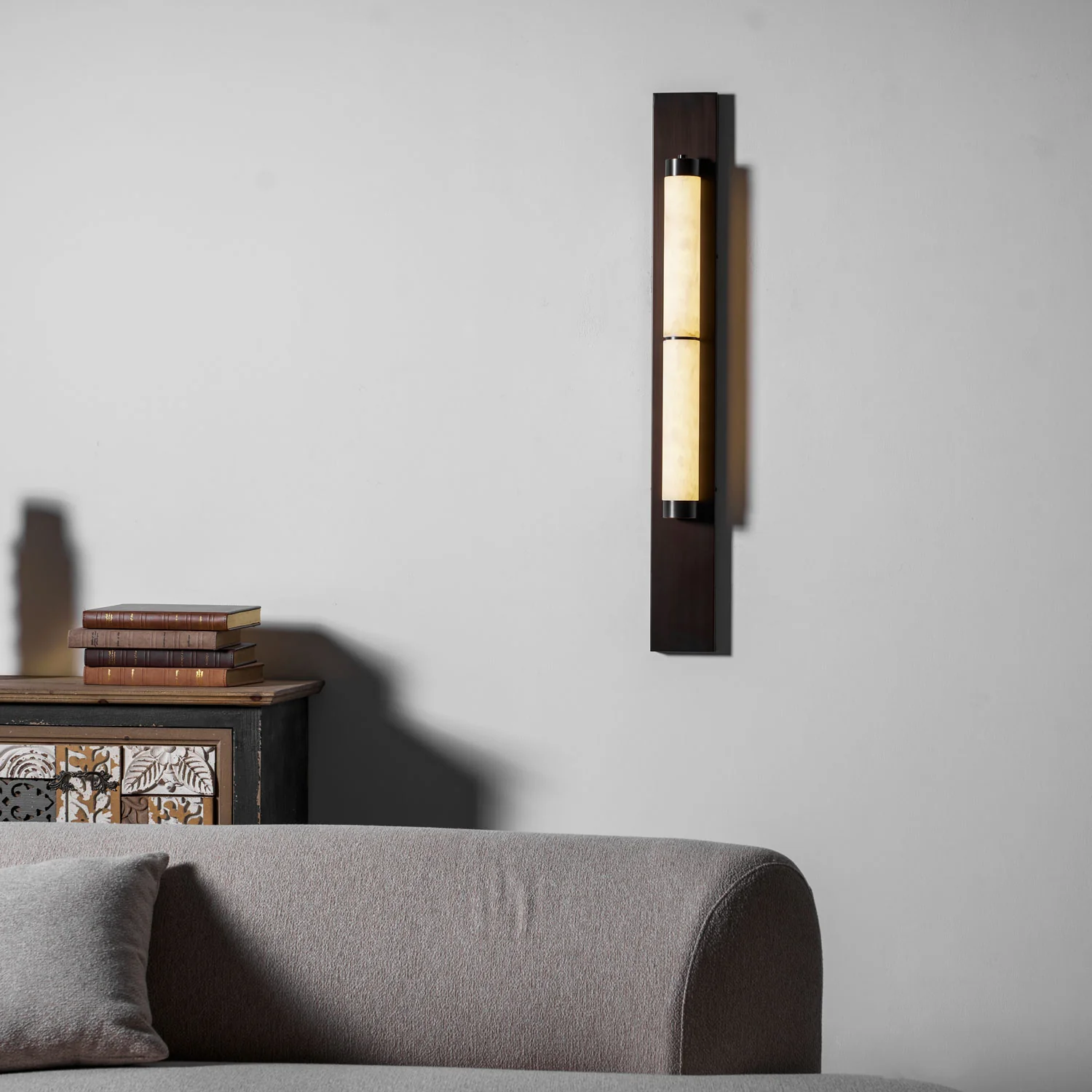 Columnar Alabaster Sconce - Image 7