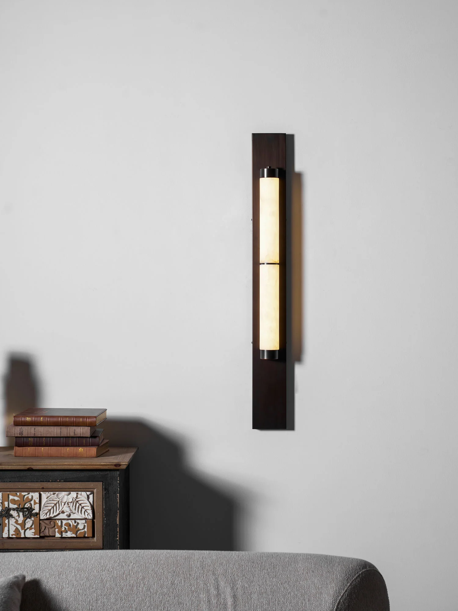 Columnar Alabaster Sconce - Image 9