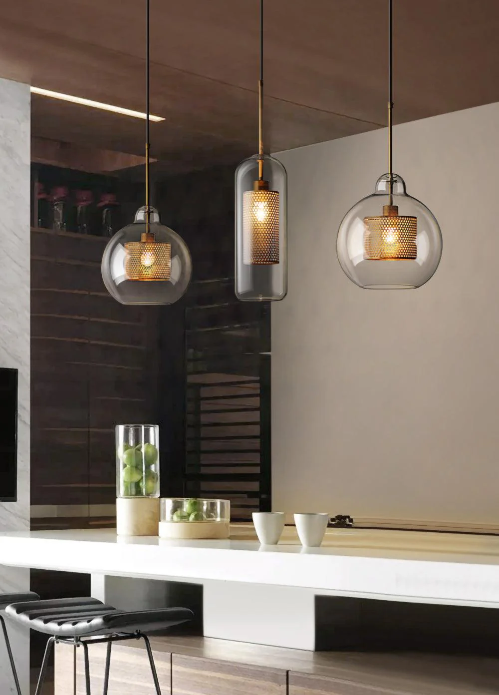 Combined Chiswick Glass Pendant Light - Image 14