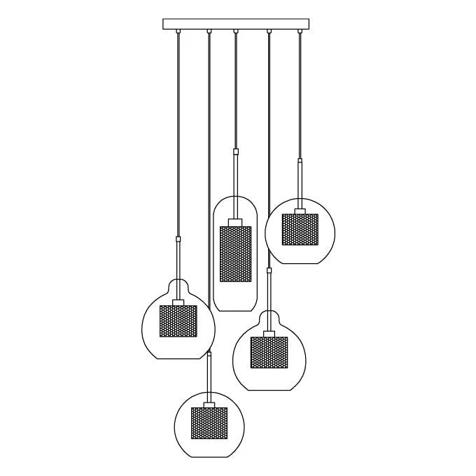 Combined Chiswick Glass Pendant Light - Image 30