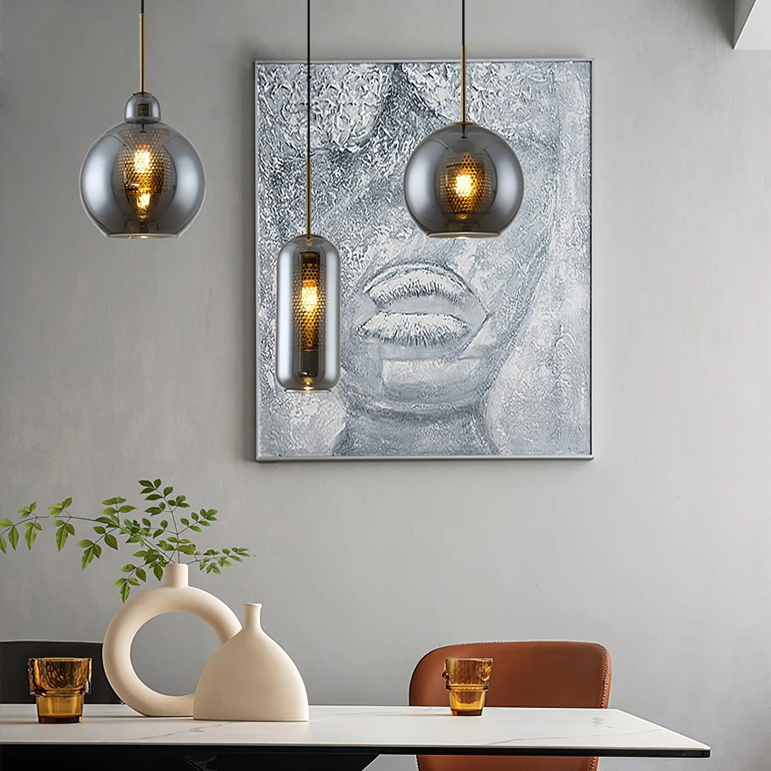 Combined Chiswick Glass Pendant Light - Image 36