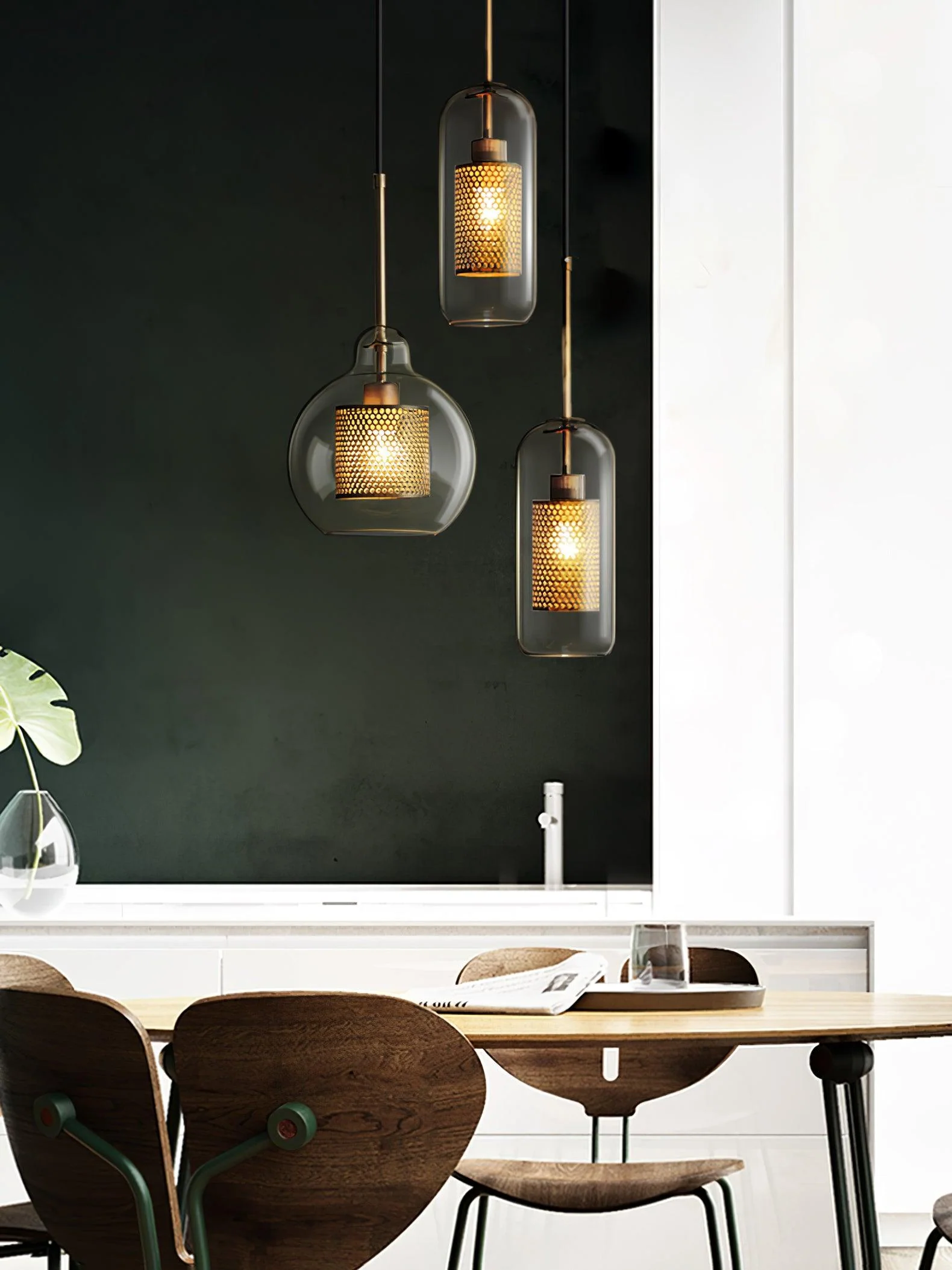 Combined Chiswick Glass Pendant Light - Image 38