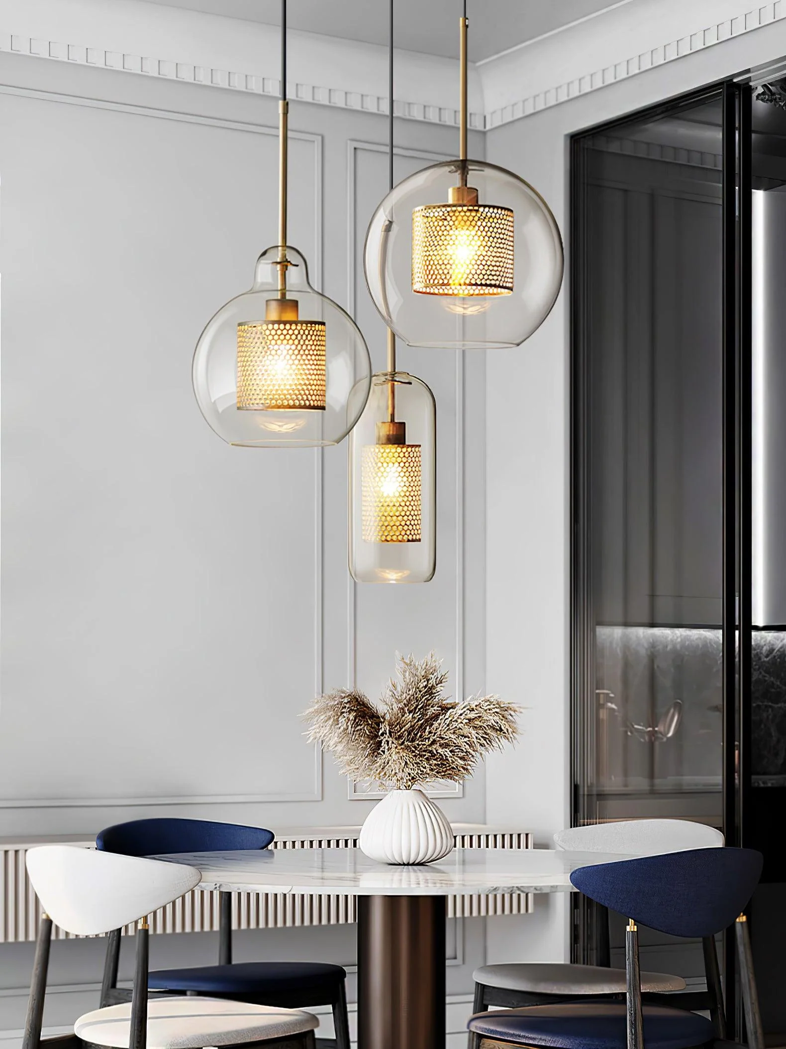 Combined Chiswick Glass Pendant Light - Image 41