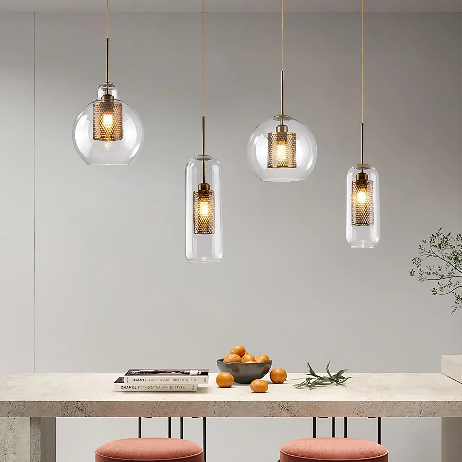 Combined Chiswick Glass Pendant Light - Image 43