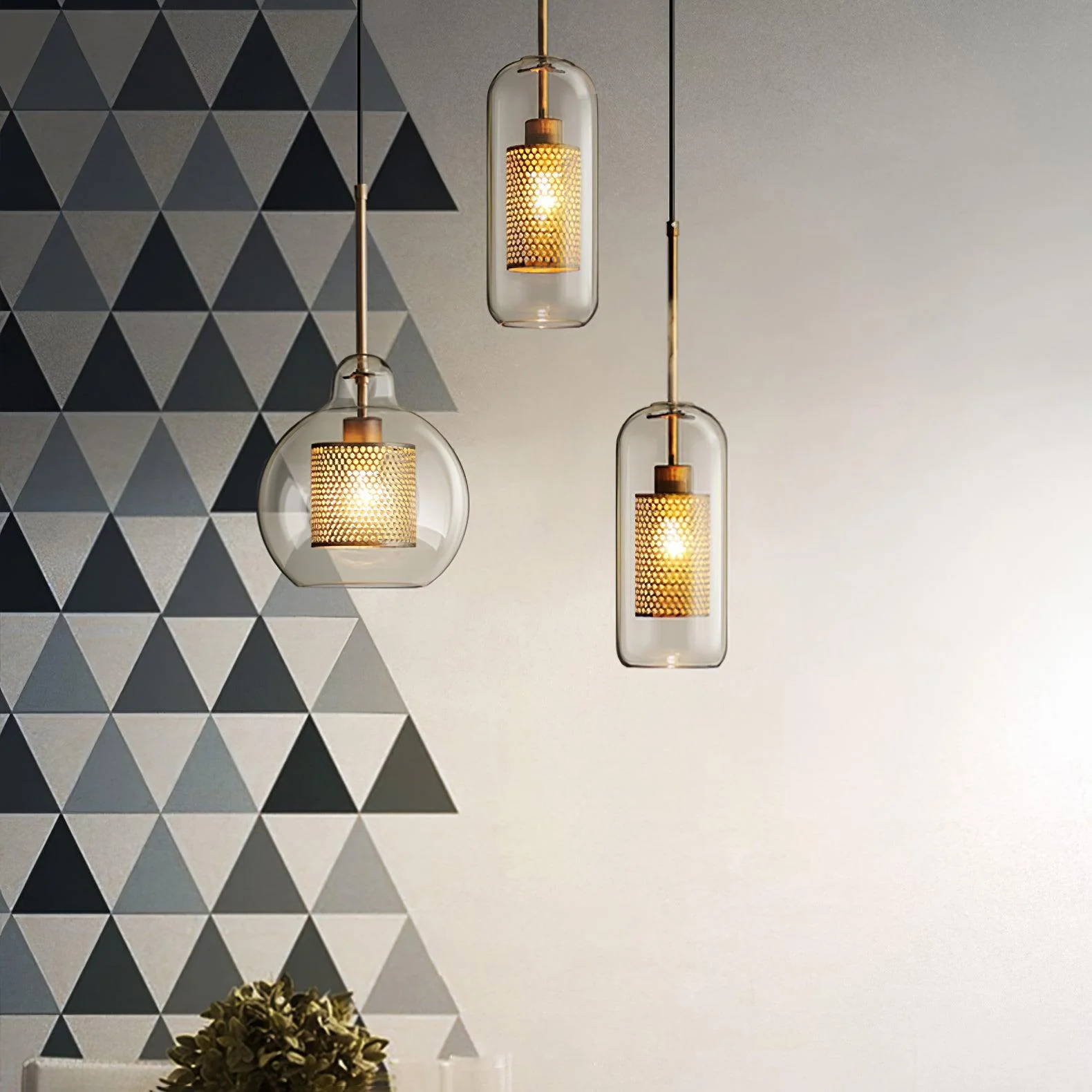 Combined Chiswick Glass Pendant Light - Image 44
