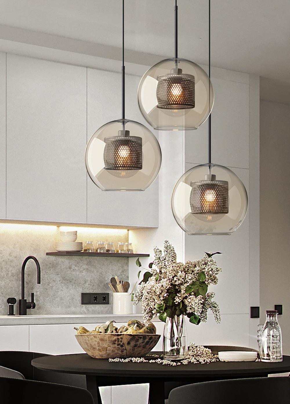 Combined Chiswick Glass Pendant Light - Image 5