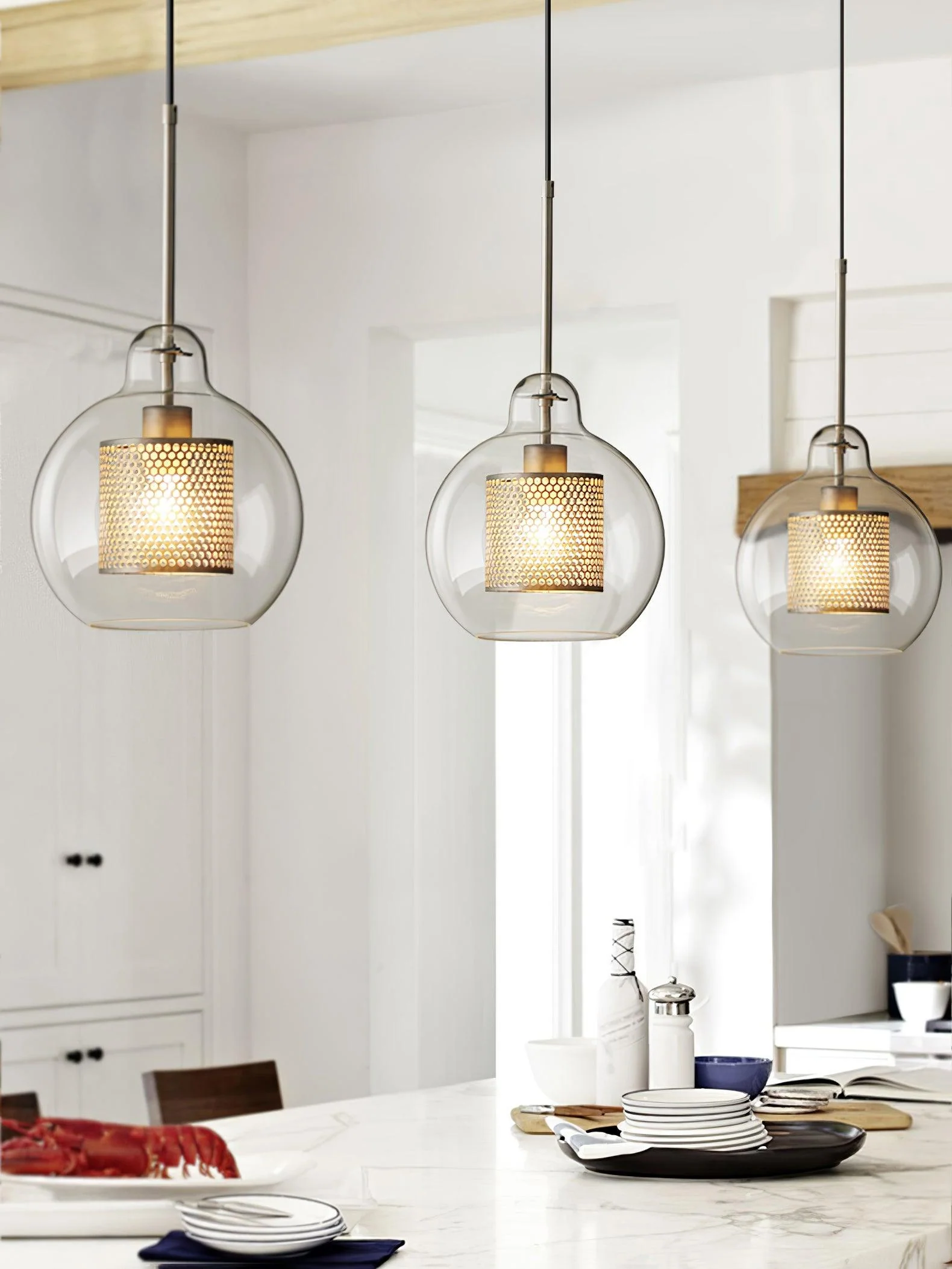 Combined Chiswick Glass Pendant Light - Image 67