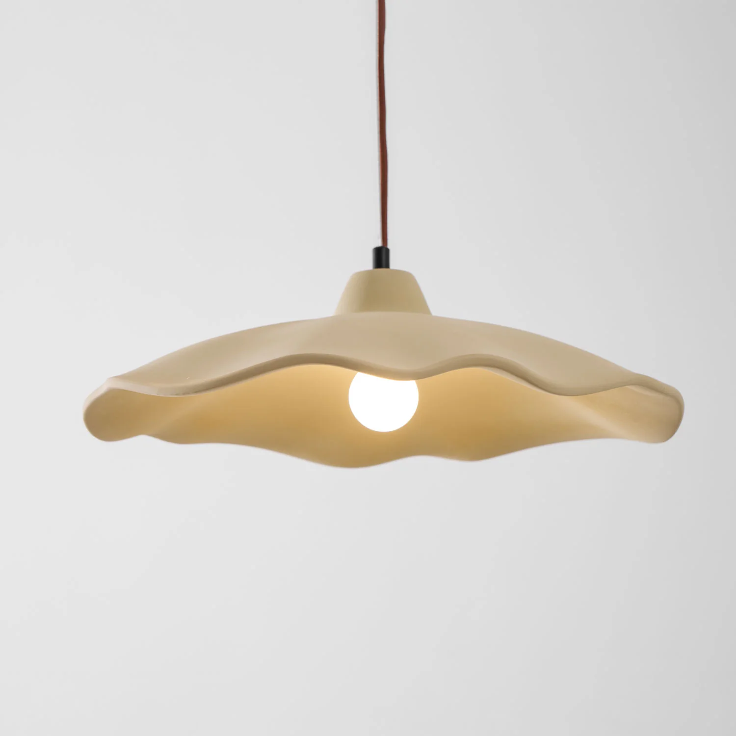 Concrete Petal Pendant Light - Image 16