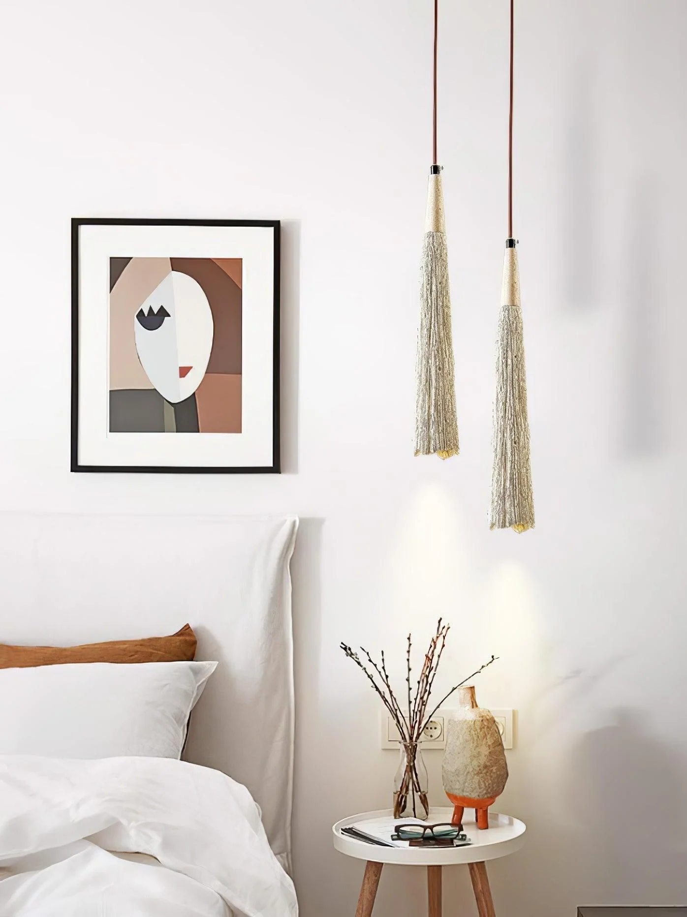 Concrete Pleated Pendant Lamp - Image 20