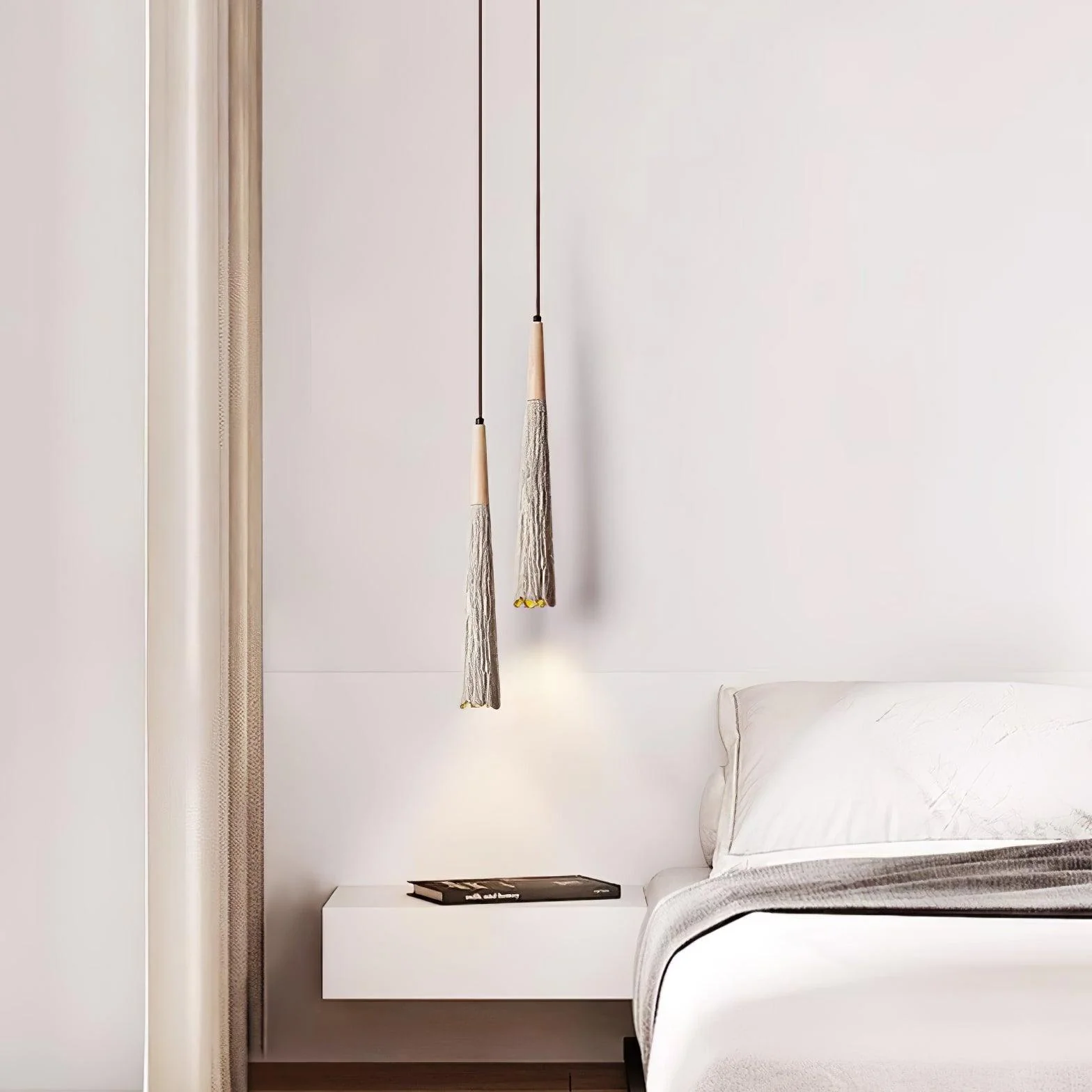 Concrete Pleated Pendant Lamp - Image 22