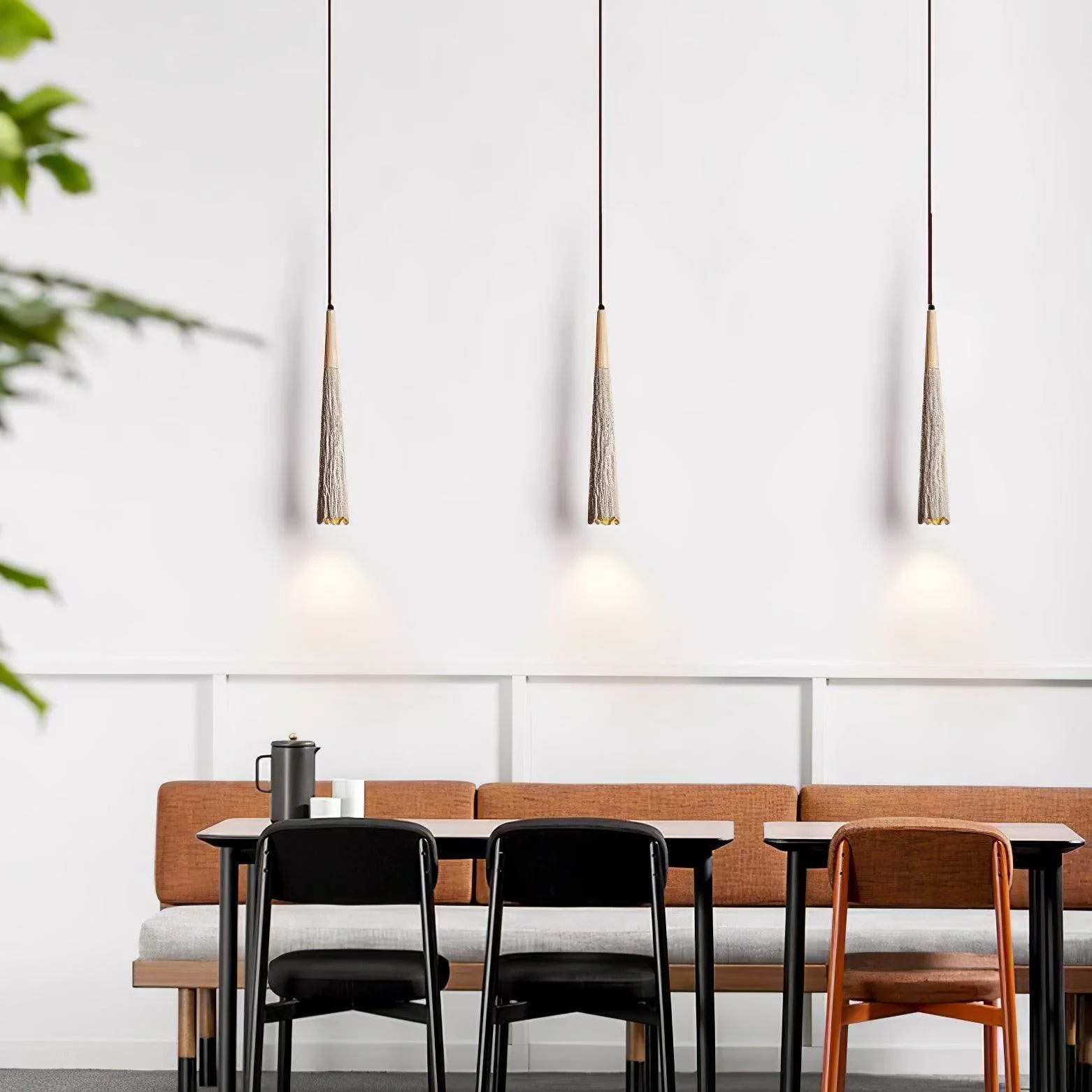 Concrete Pleated Pendant Lamp - Image 24