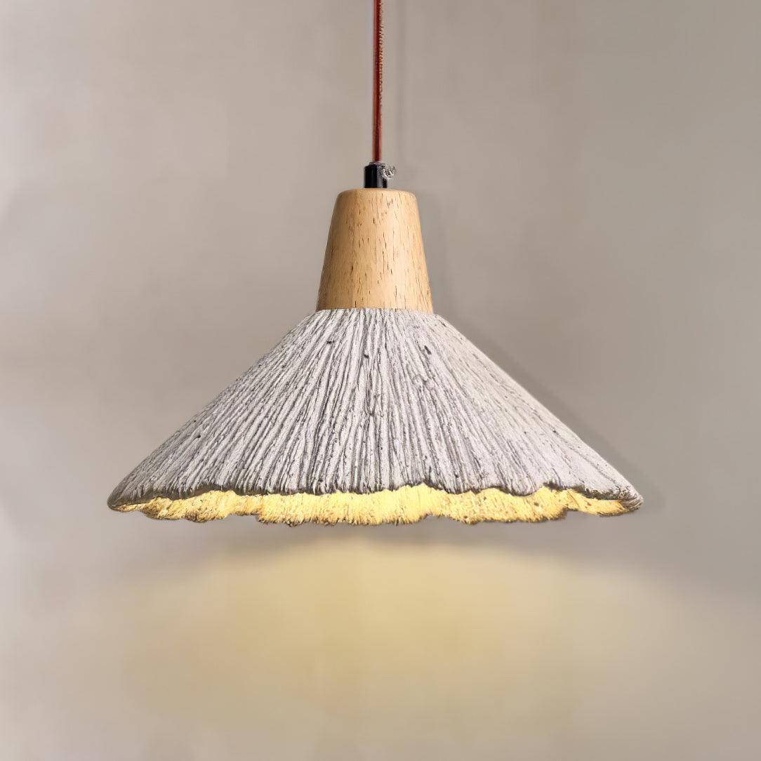 Concrete Pleated Pendant Lamp - Image 48
