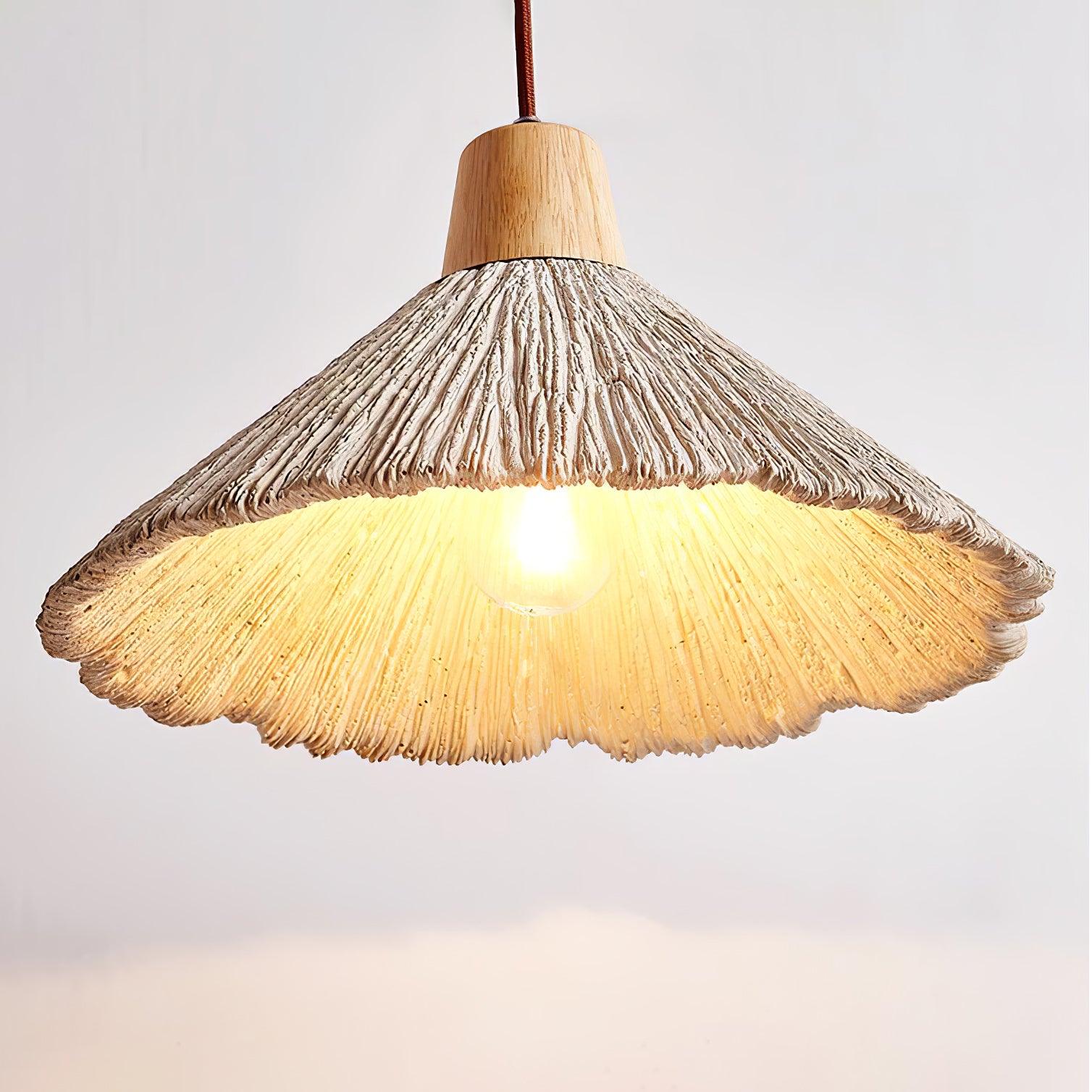 Concrete Pleated Pendant Lamp - Image 76