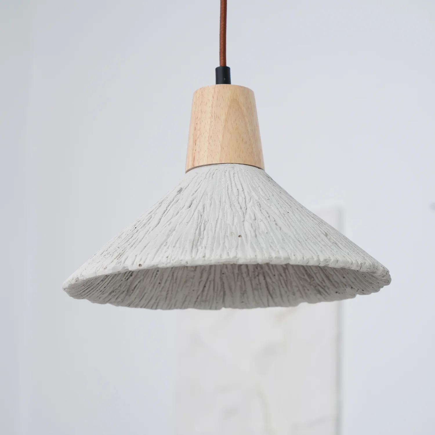 Concrete Pleated Pendant Lamp - Image 94