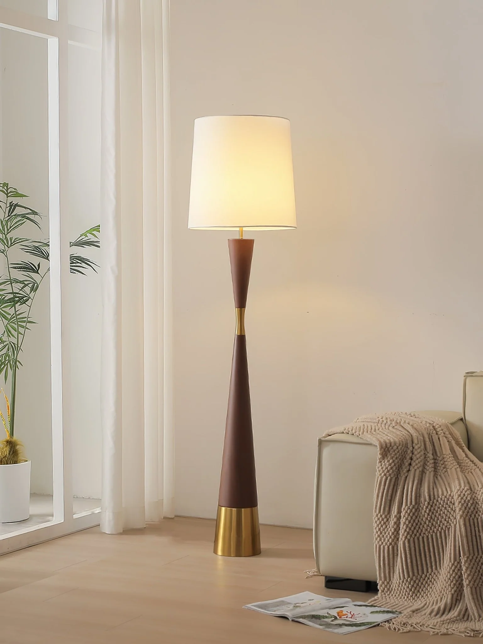 Cone Waist Floor Lamp - Image 17