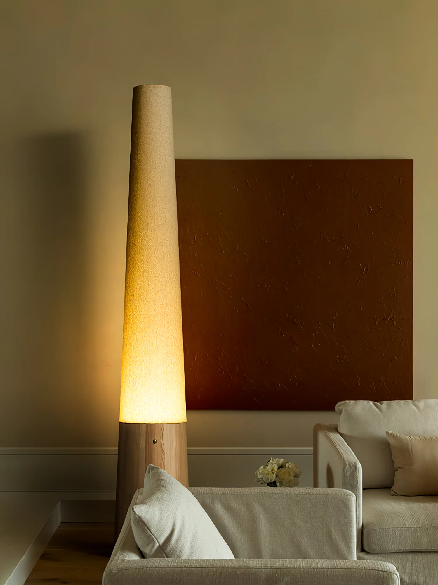 Cone Wooden Floor Lamp - Image 10