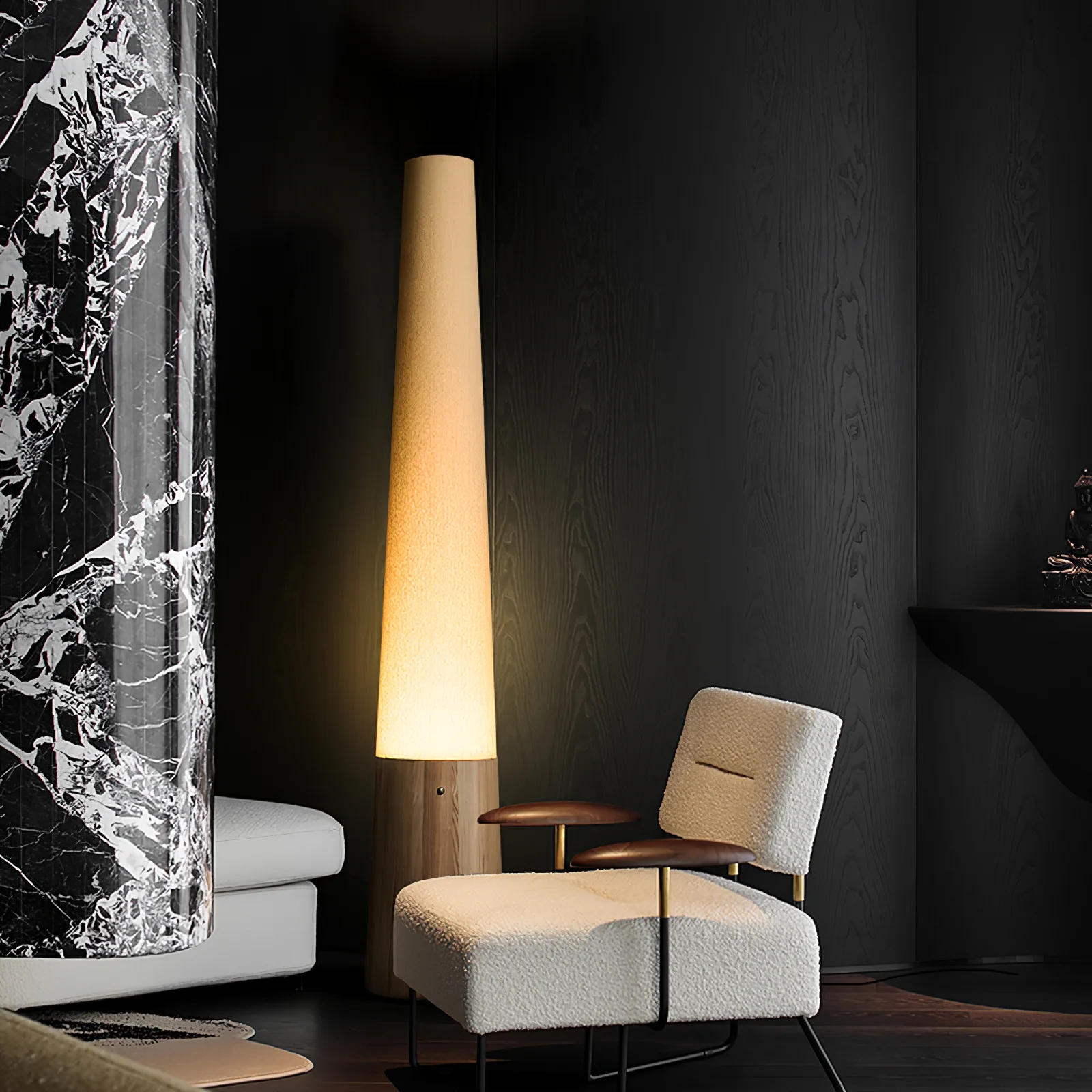 Cone Wooden Floor Lamp - Image 14