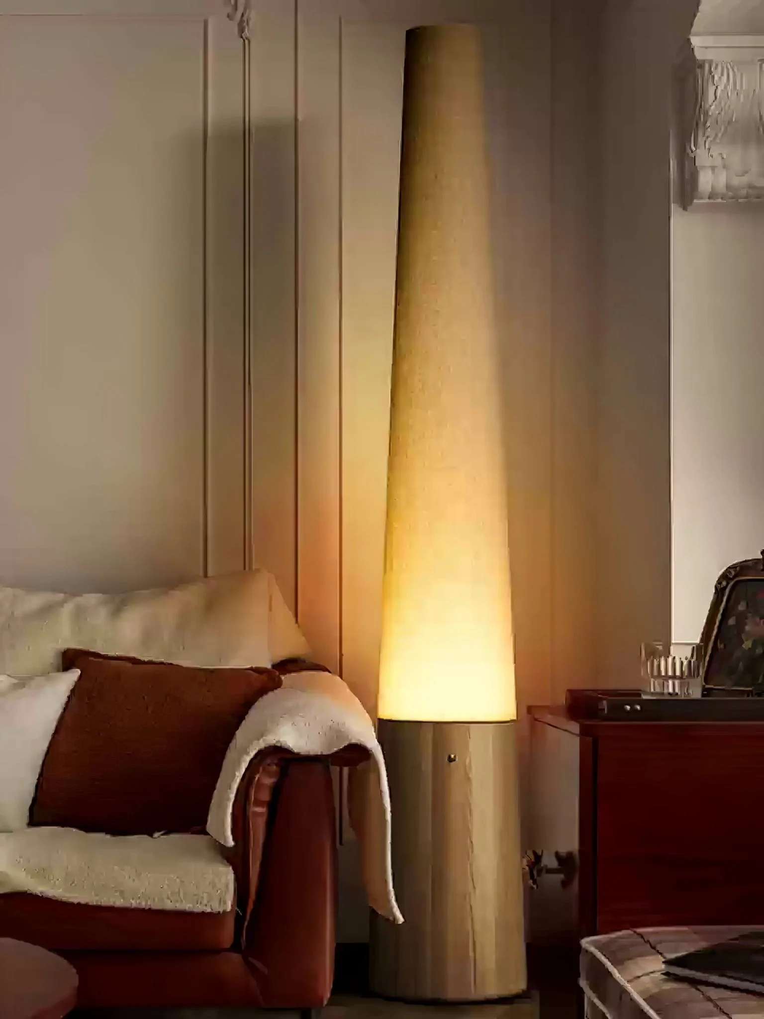 Cone Wooden Floor Lamp - Image 17