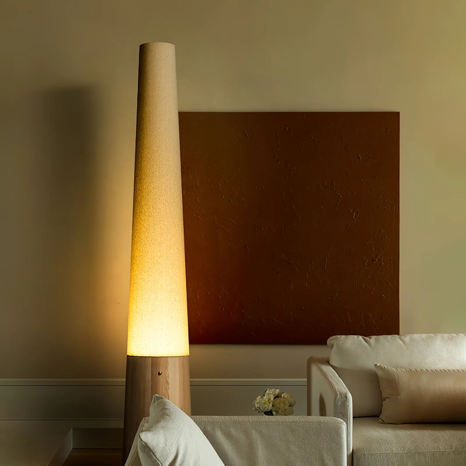 Cone Wooden Floor Lamp - Image 18