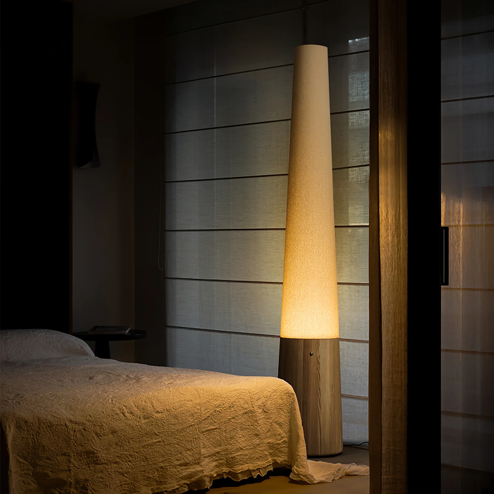 Cone Wooden Floor Lamp - Image 2