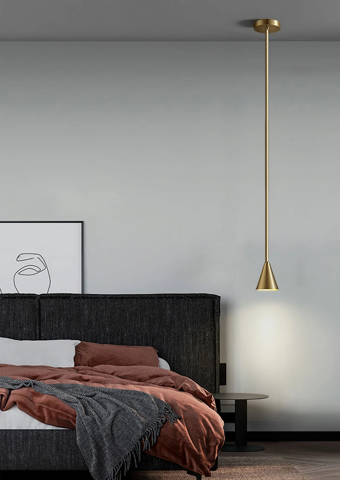 Conica Brass Pendant Light - Image 15