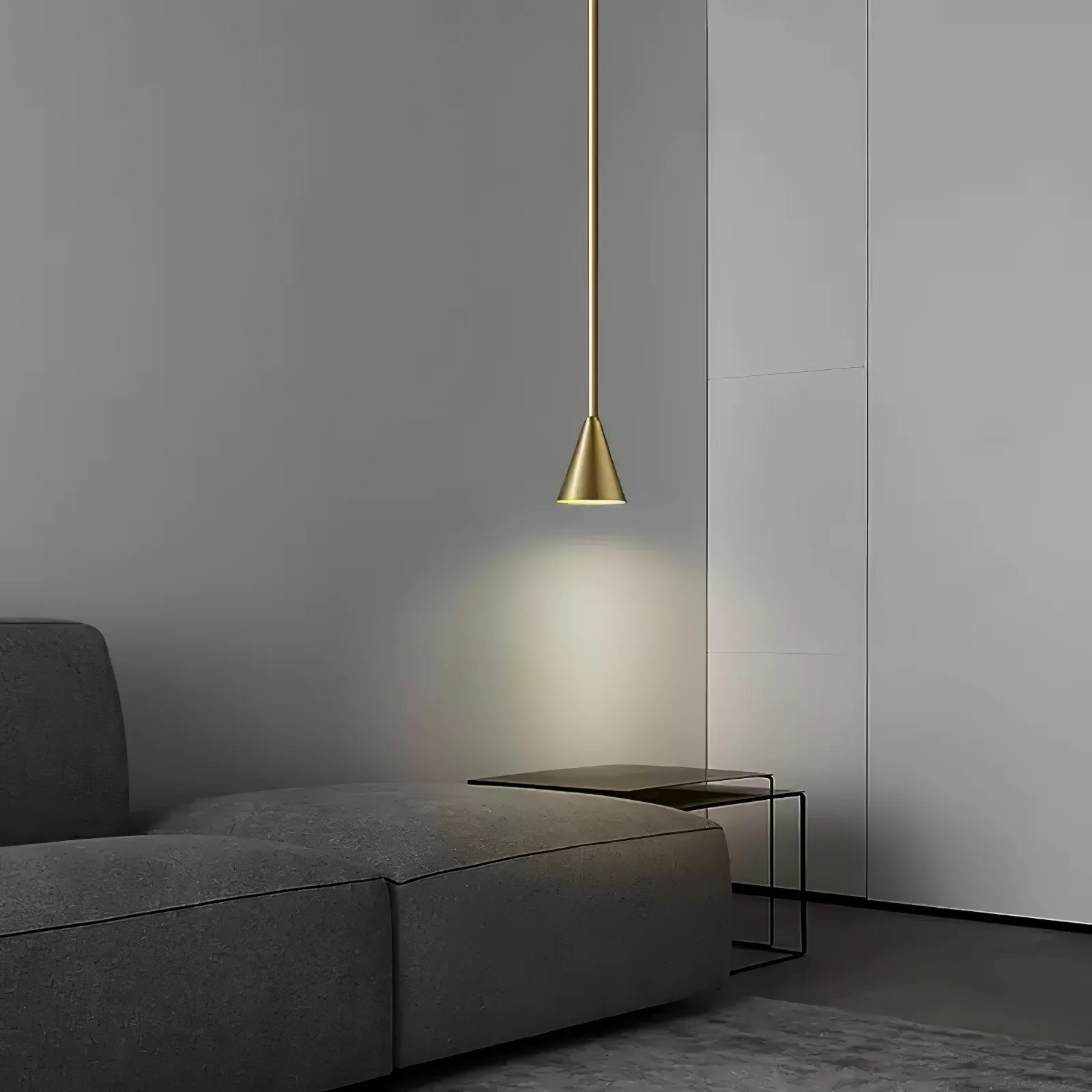 Conica Brass Pendant Light - Image 6