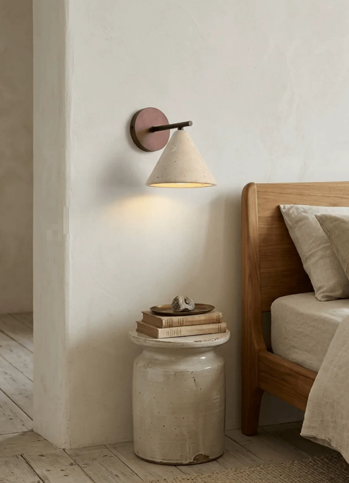 Conical Travertine Wall Light - Image 3