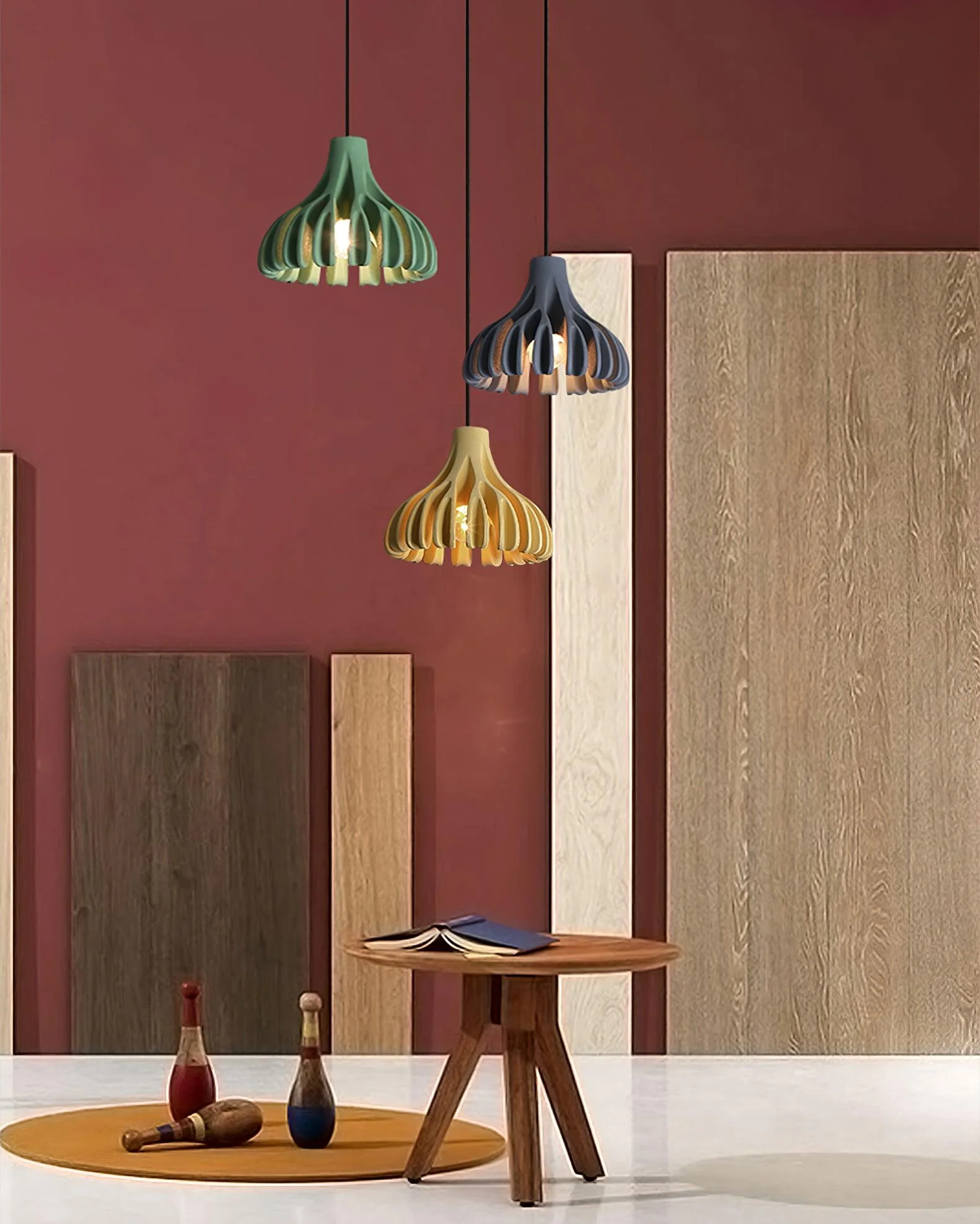Coral Resin Pendant Lamp - Image 15