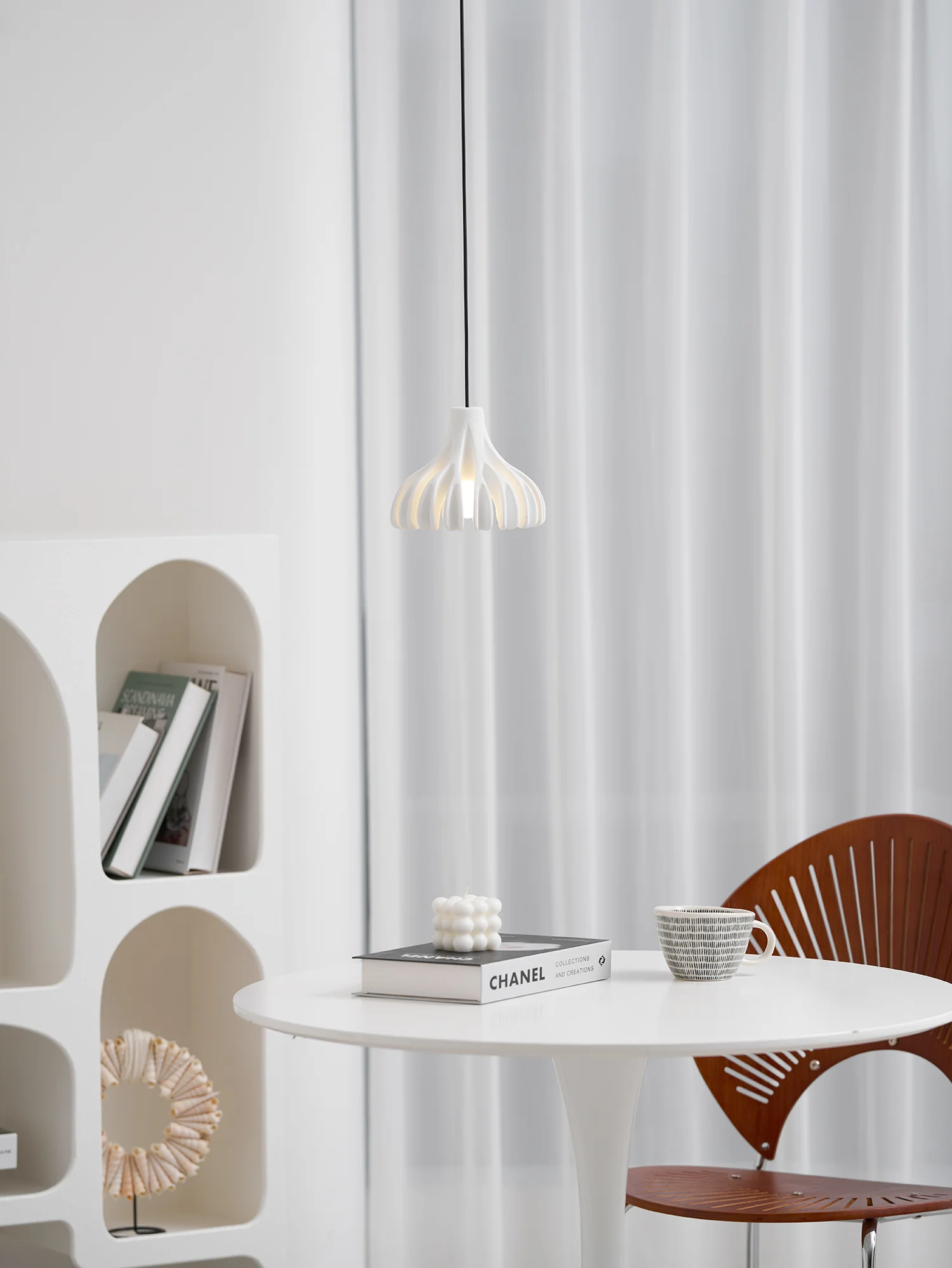 Coral Resin Pendant Lamp - Image 33