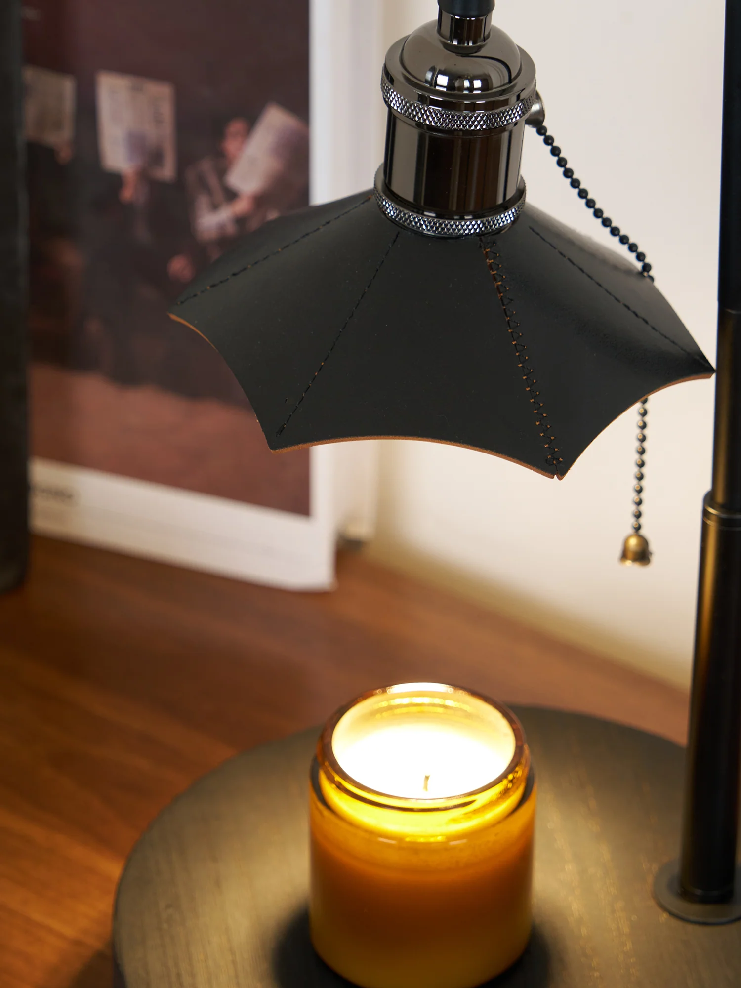 Cordero Wooden Stool Table Lamp - Image 33