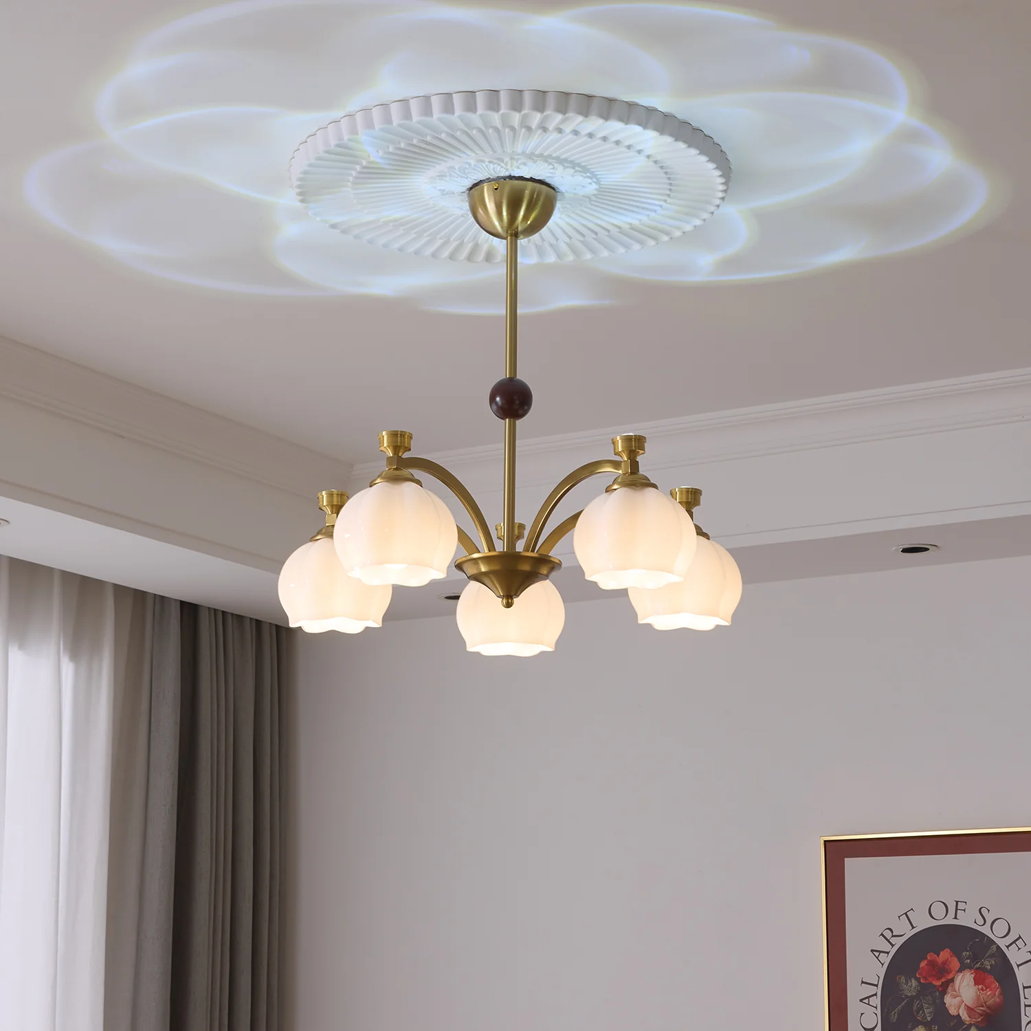 Corinne Arc Chandelier - Image 4