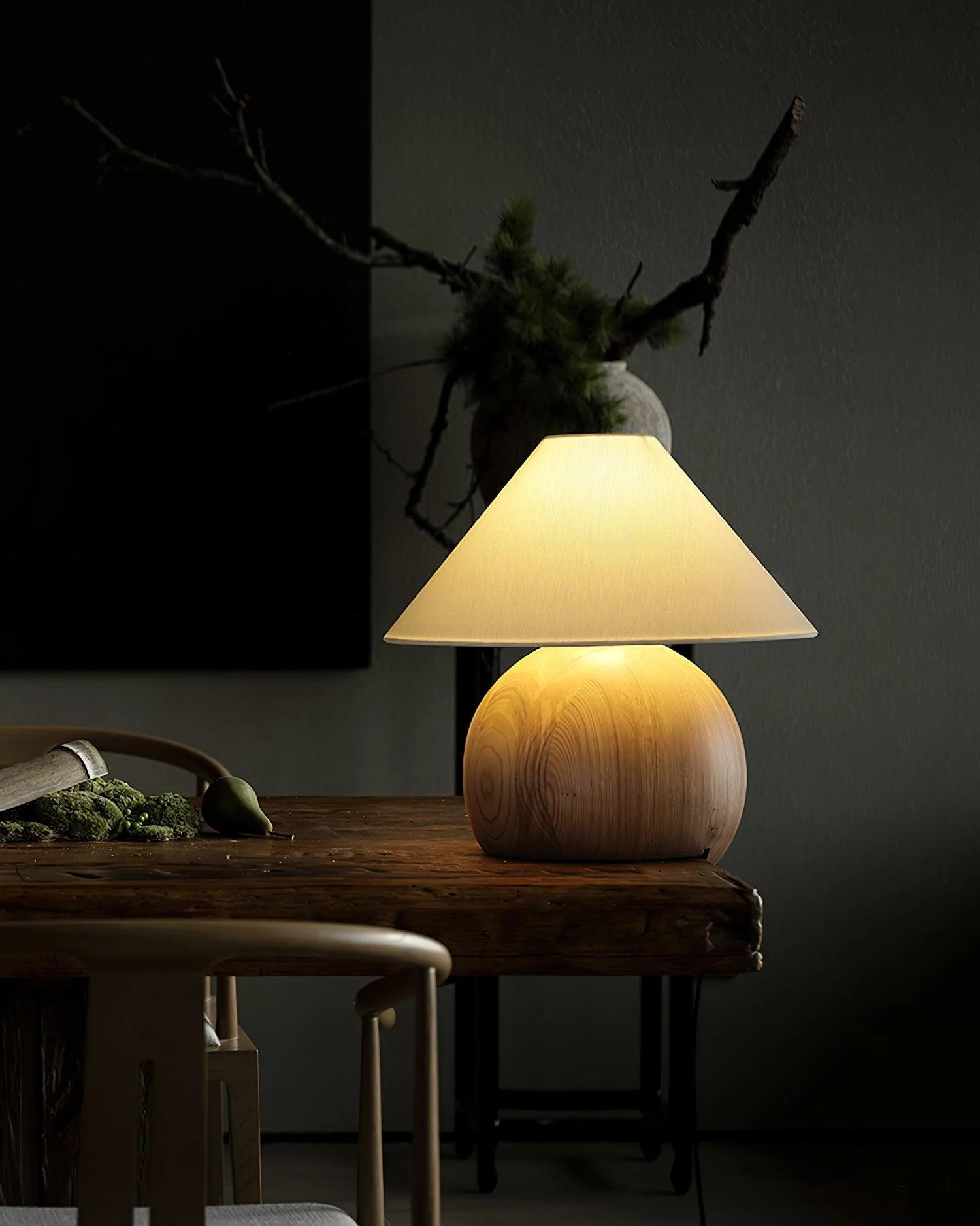 Corner Log Table Lamp - Image 12