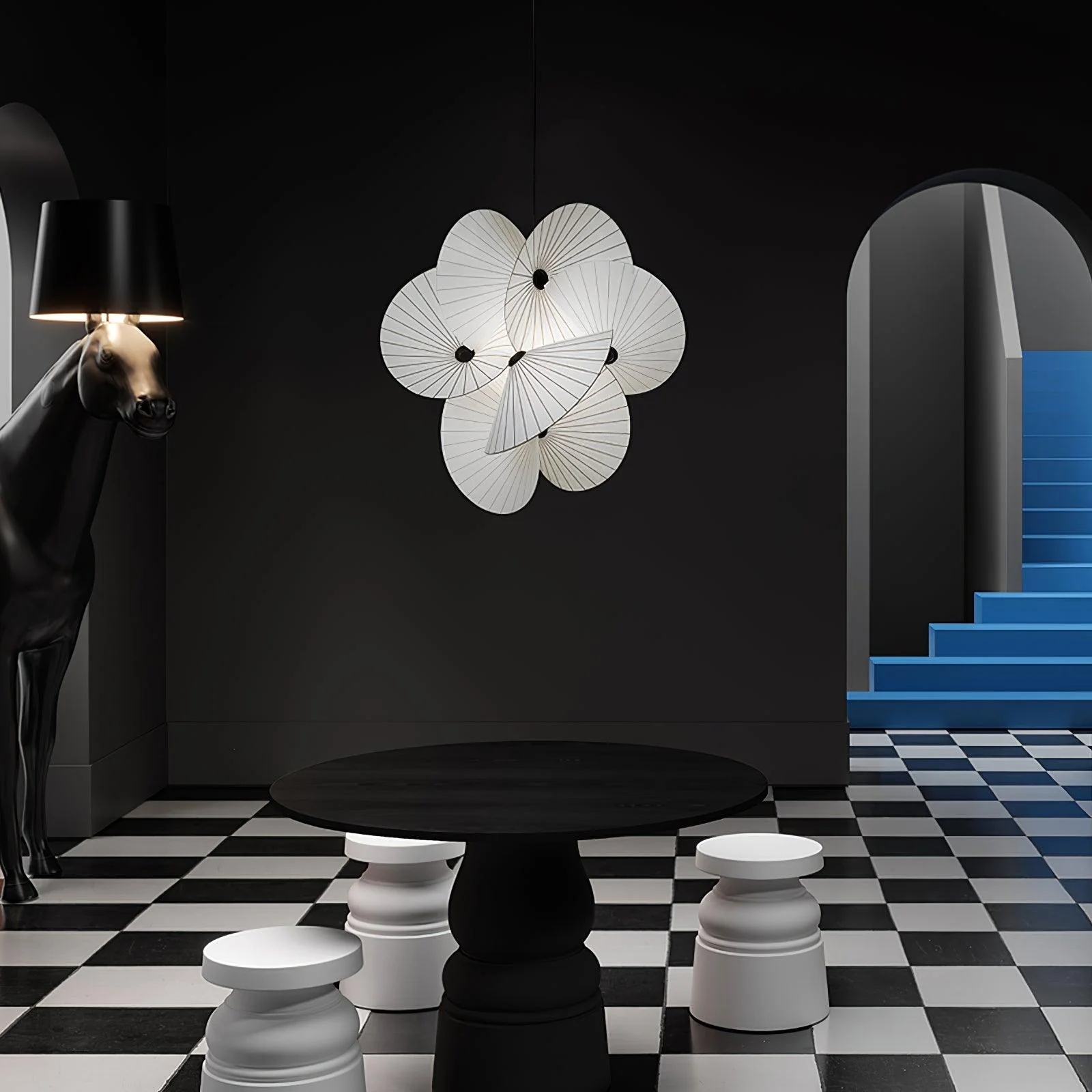 Cory Scalloped Pendant Light - Image 13
