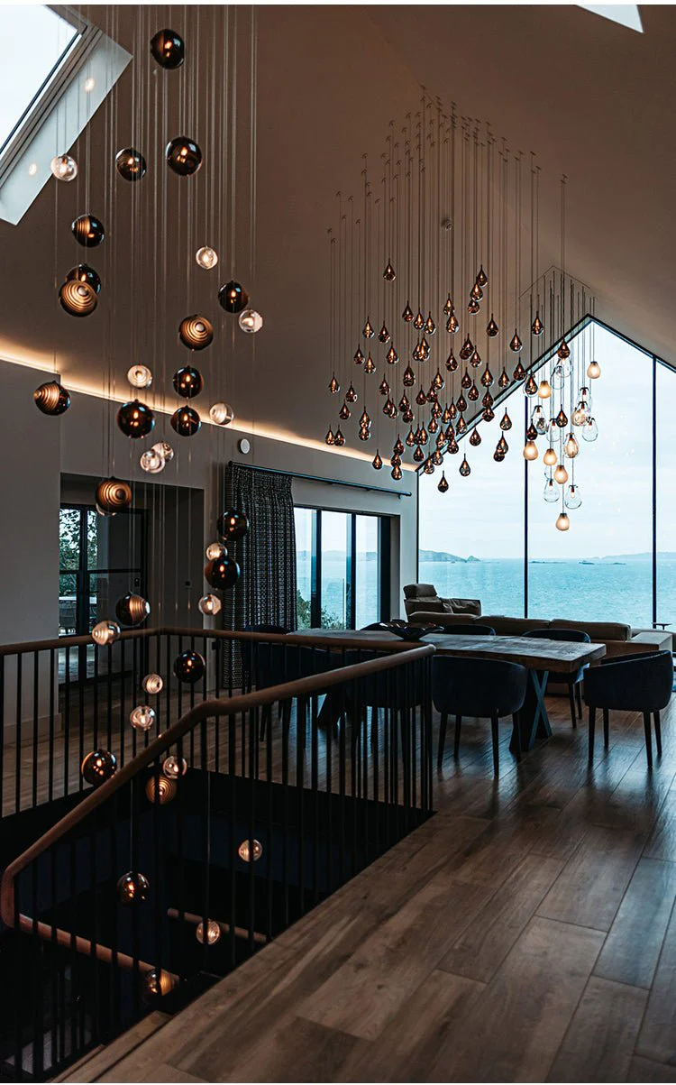 Cosmic Sphere Cascade Chandelier - Image 10
