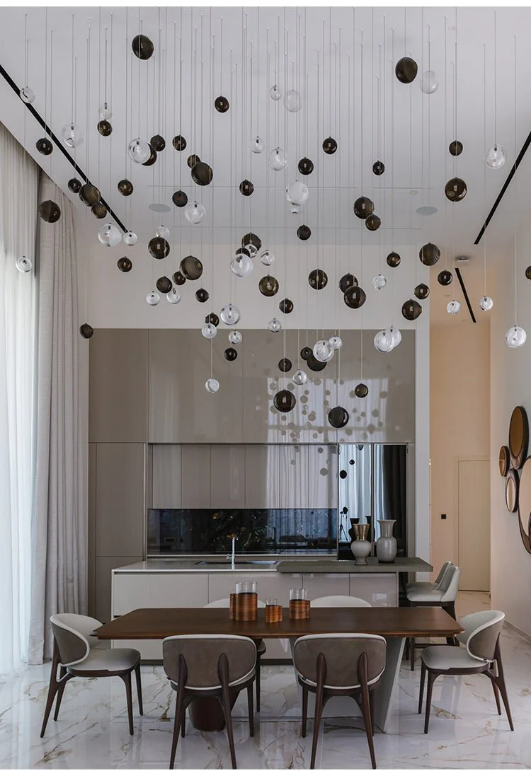 Cosmic Sphere Cascade Chandelier - Image 12