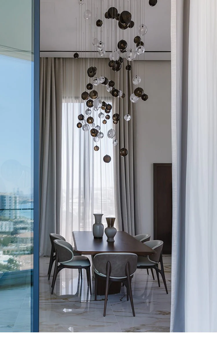 Cosmic Sphere Cascade Chandelier - Image 14