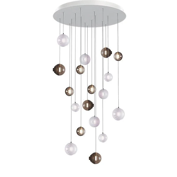 Cosmic Sphere Cascade Chandelier - Image 16